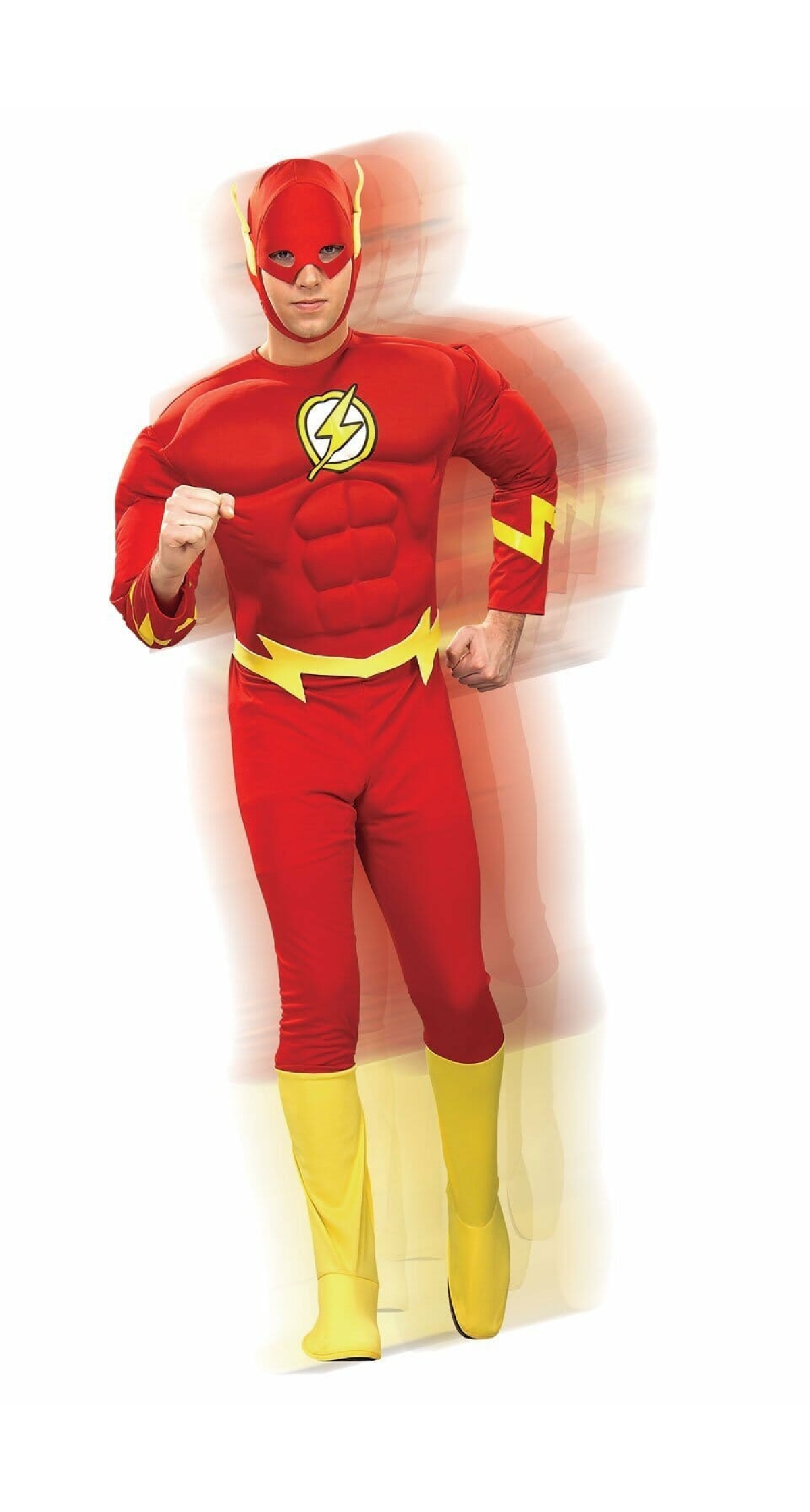Official The Flash Deluxe Muscle Chest - Adult Size Extra Large