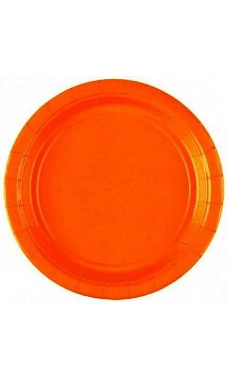 Orange Peel - 8 x Paper Plates 22.8 cm