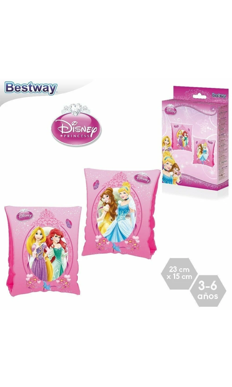 Bestway Disney Princesses Inflatable Arm Floats for Age 3+ Years (Online Only)