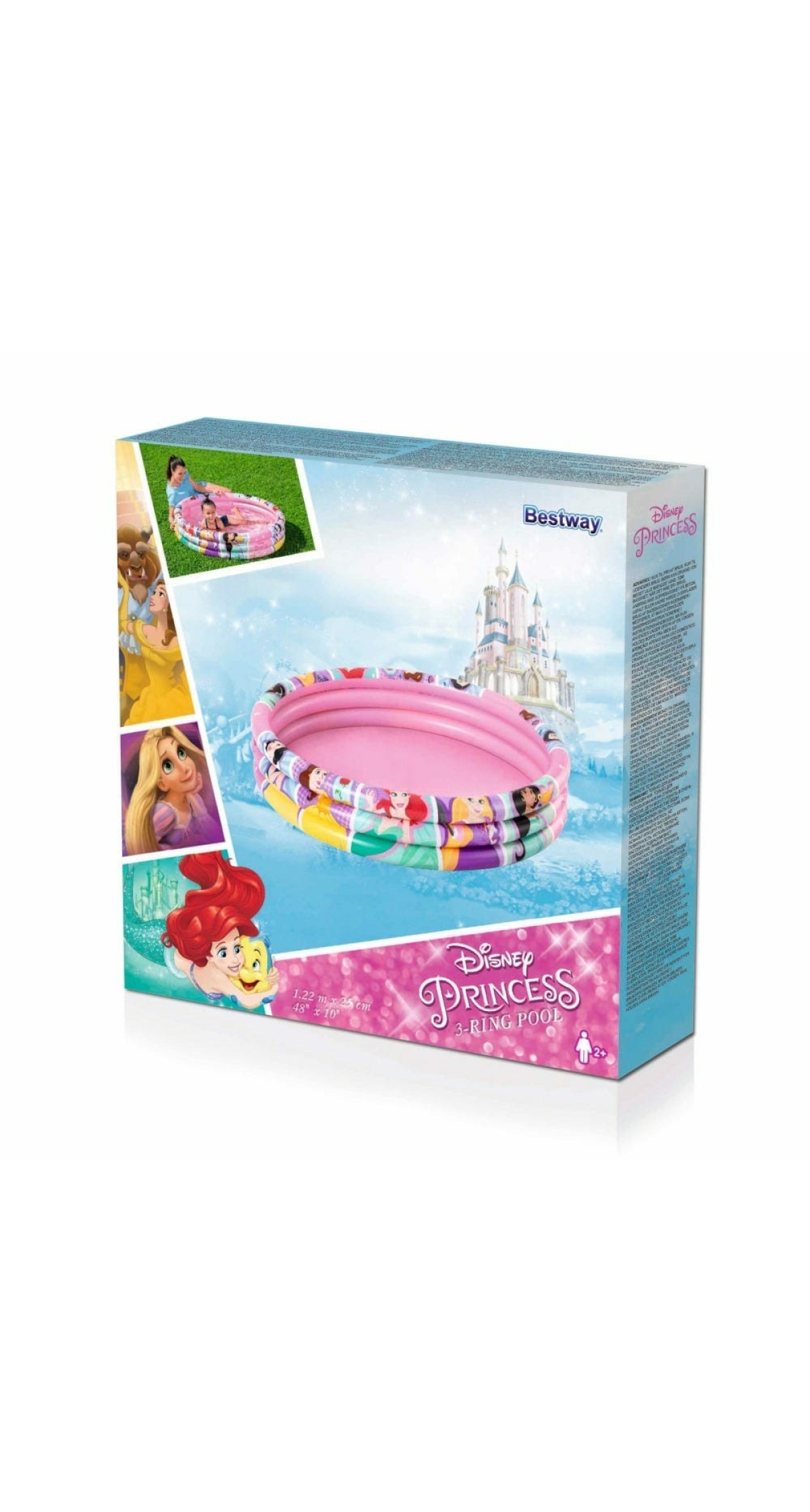 Bestway Princesses Inflatable Pool 122x25cm for Age 2+ Years (Online Only)