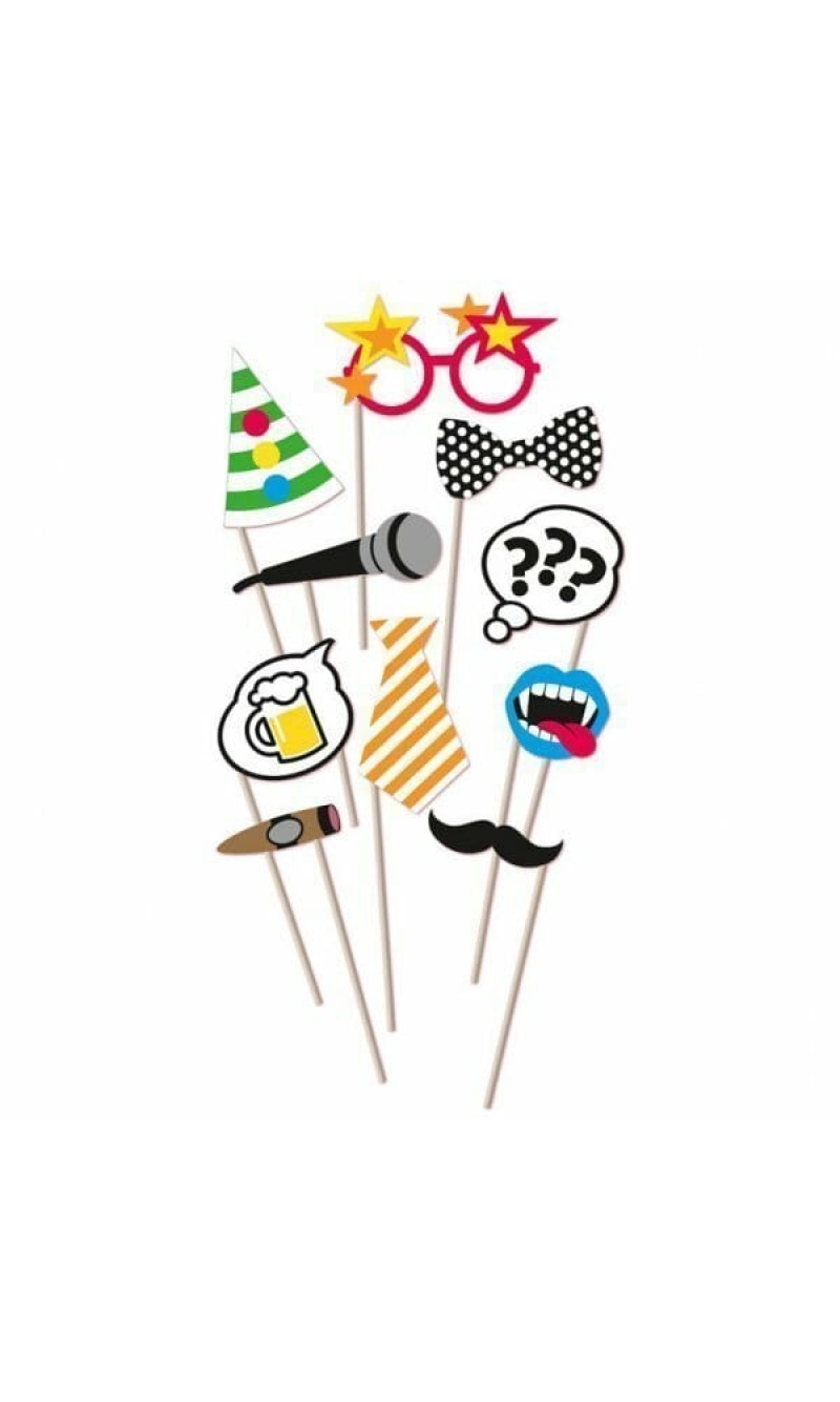 Photo Booth Set Party - 10pk