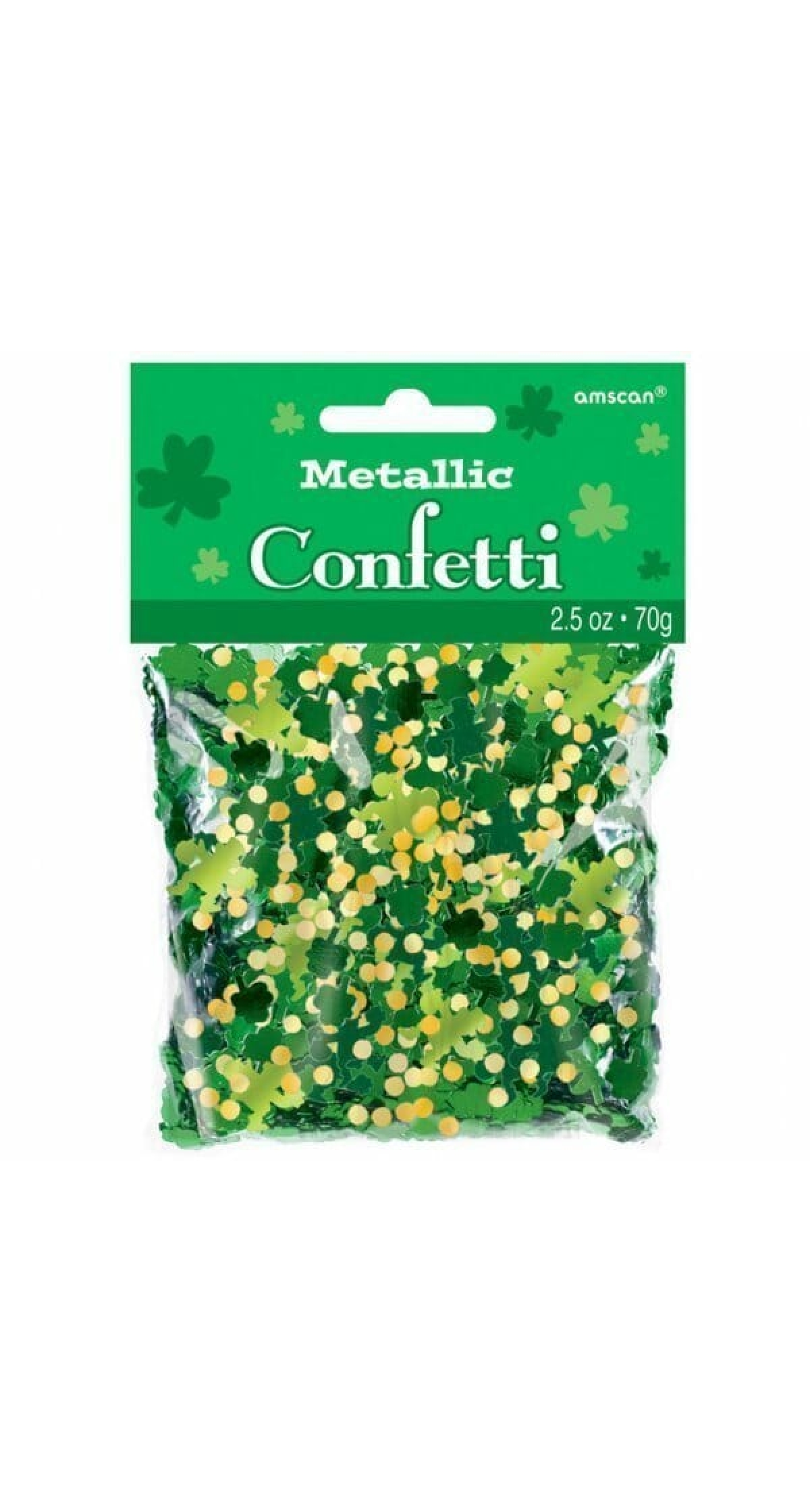St. Patrick's Day Shamrock Confetti - 70g