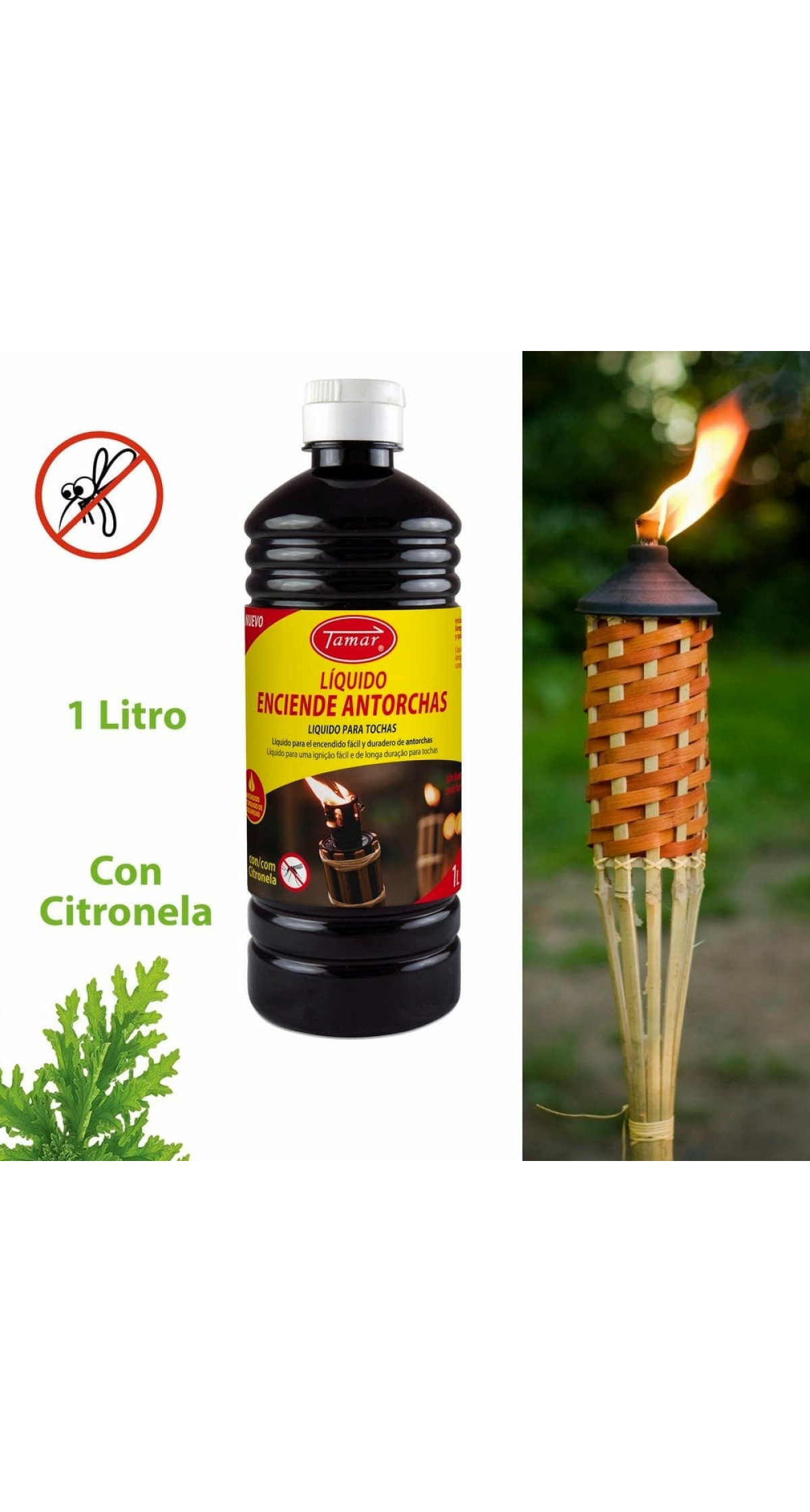Tamar Lamp Oil With Citronella - 1 Liter