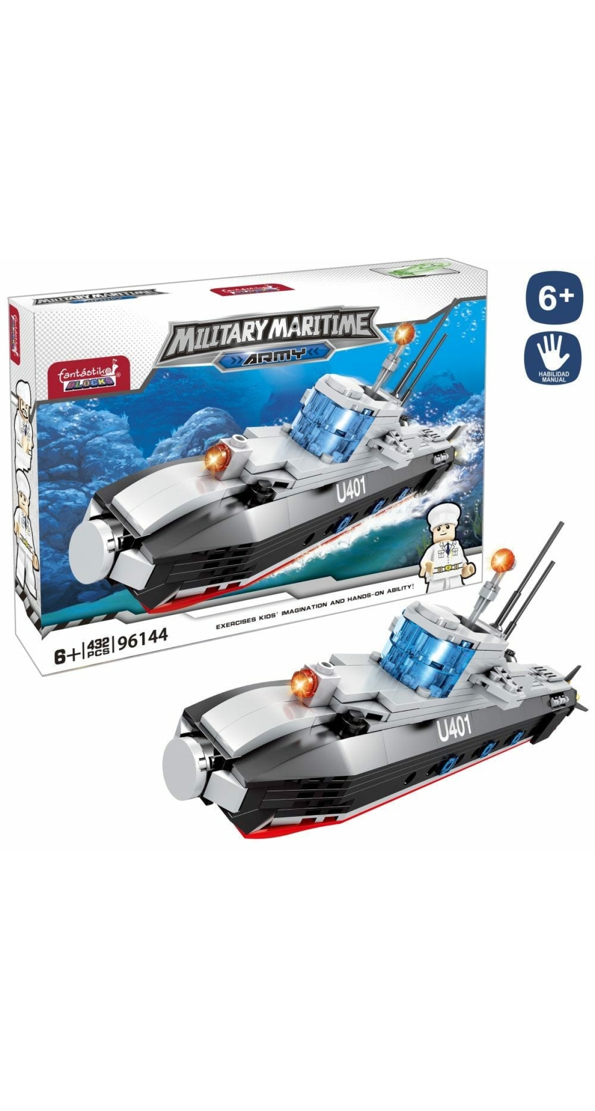 Construction Block Military Maritime Army - 432 pcs