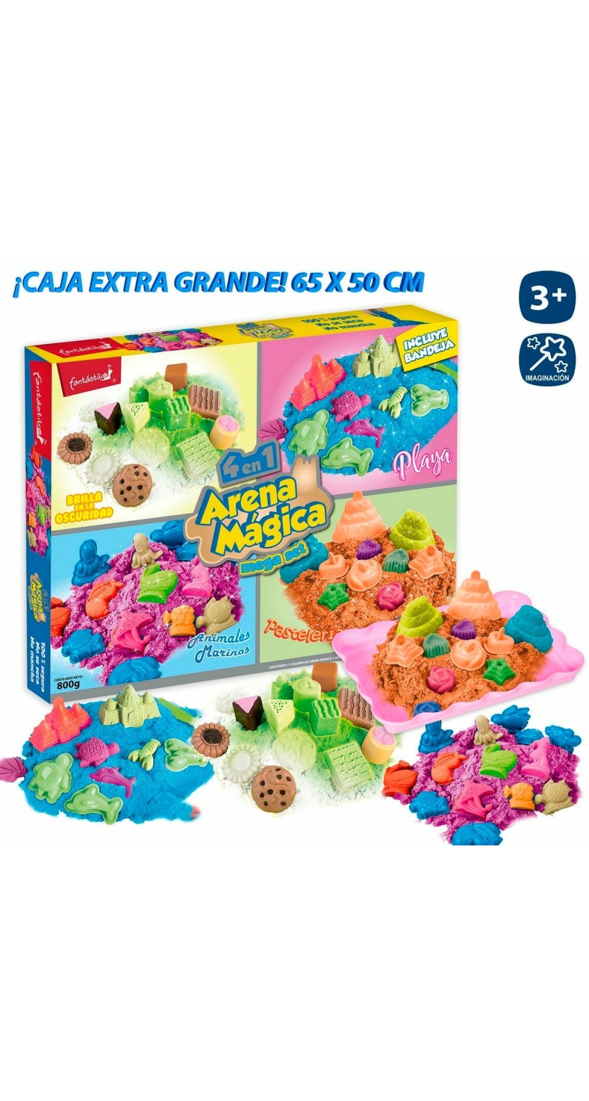 Magical Arena With Tray & Different Shapes - 800g