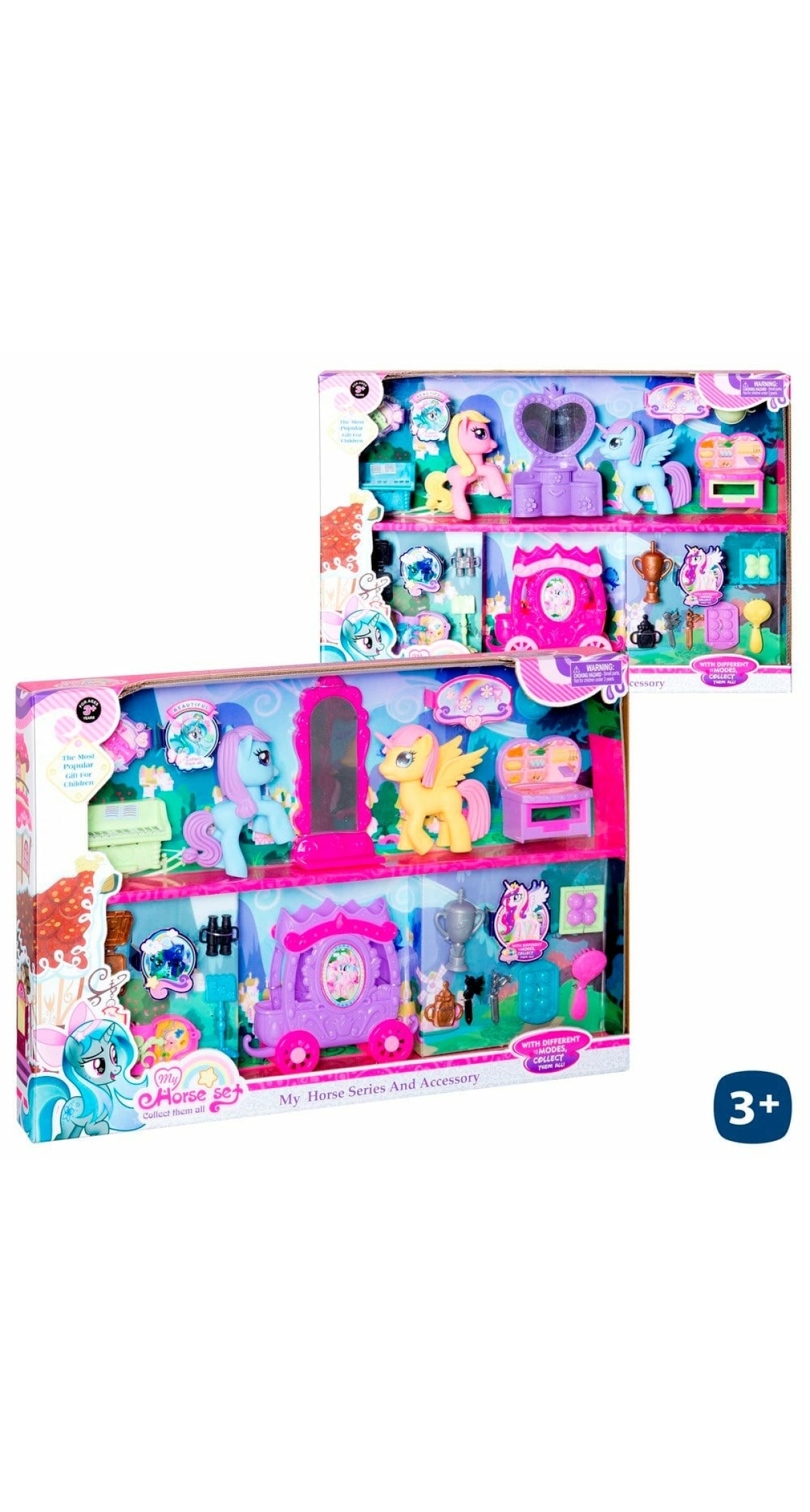 Unicorn Set With Accessories - 20cm