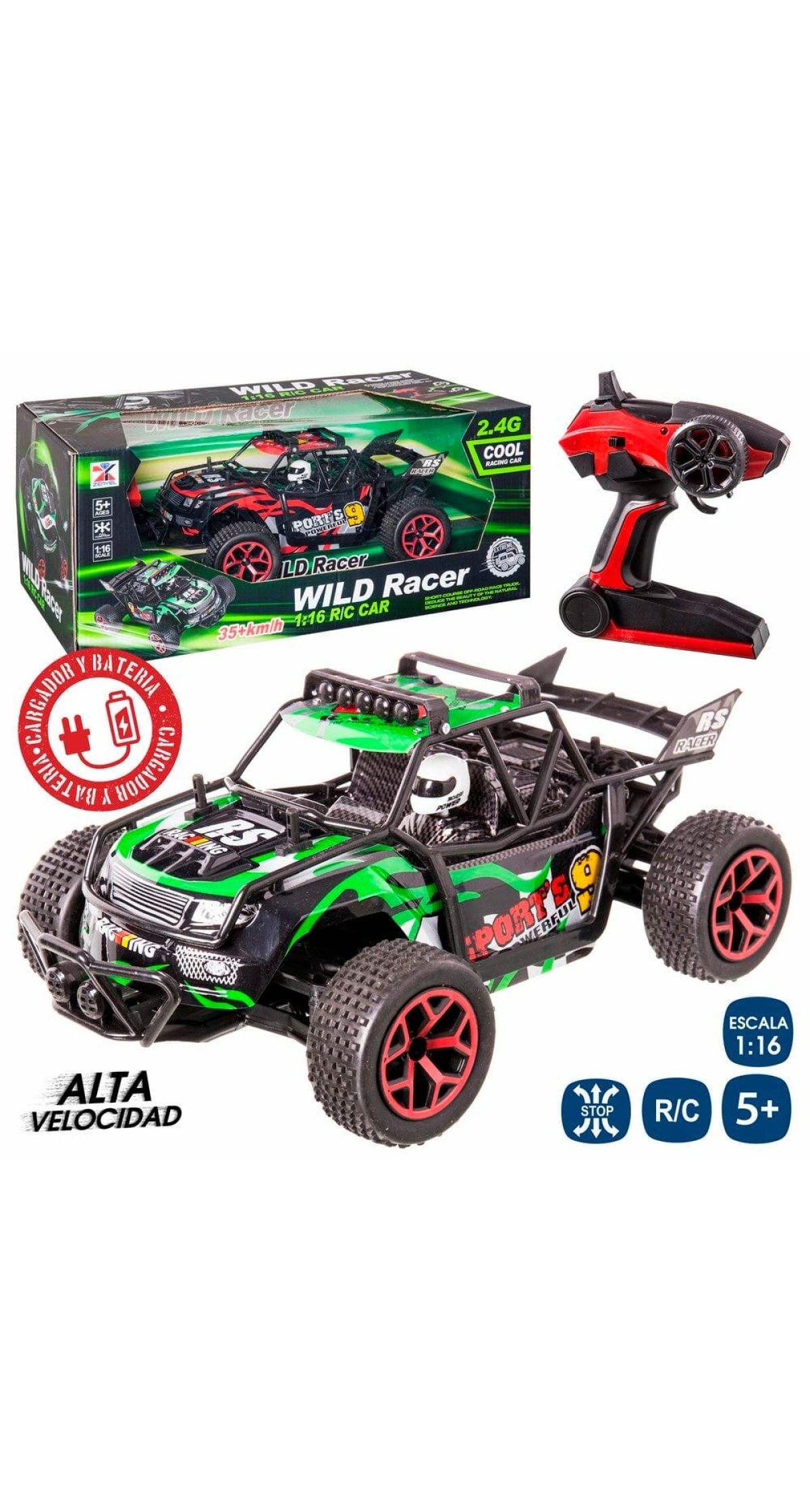 Wild Racer Radio Control Car 7 - 27cm