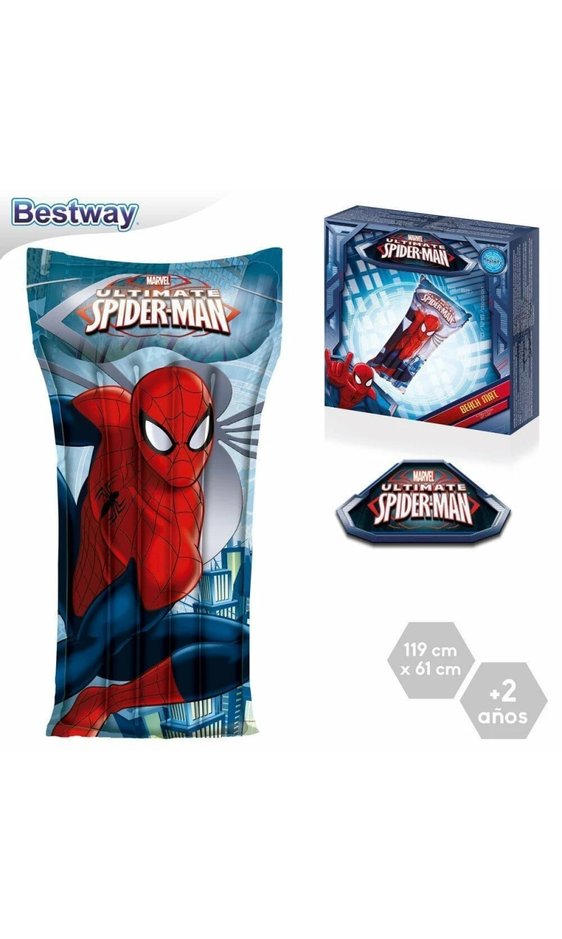 Bestway Spider-man Beach & Pool Inflatable Air Bed 119x60cm (Online Only)