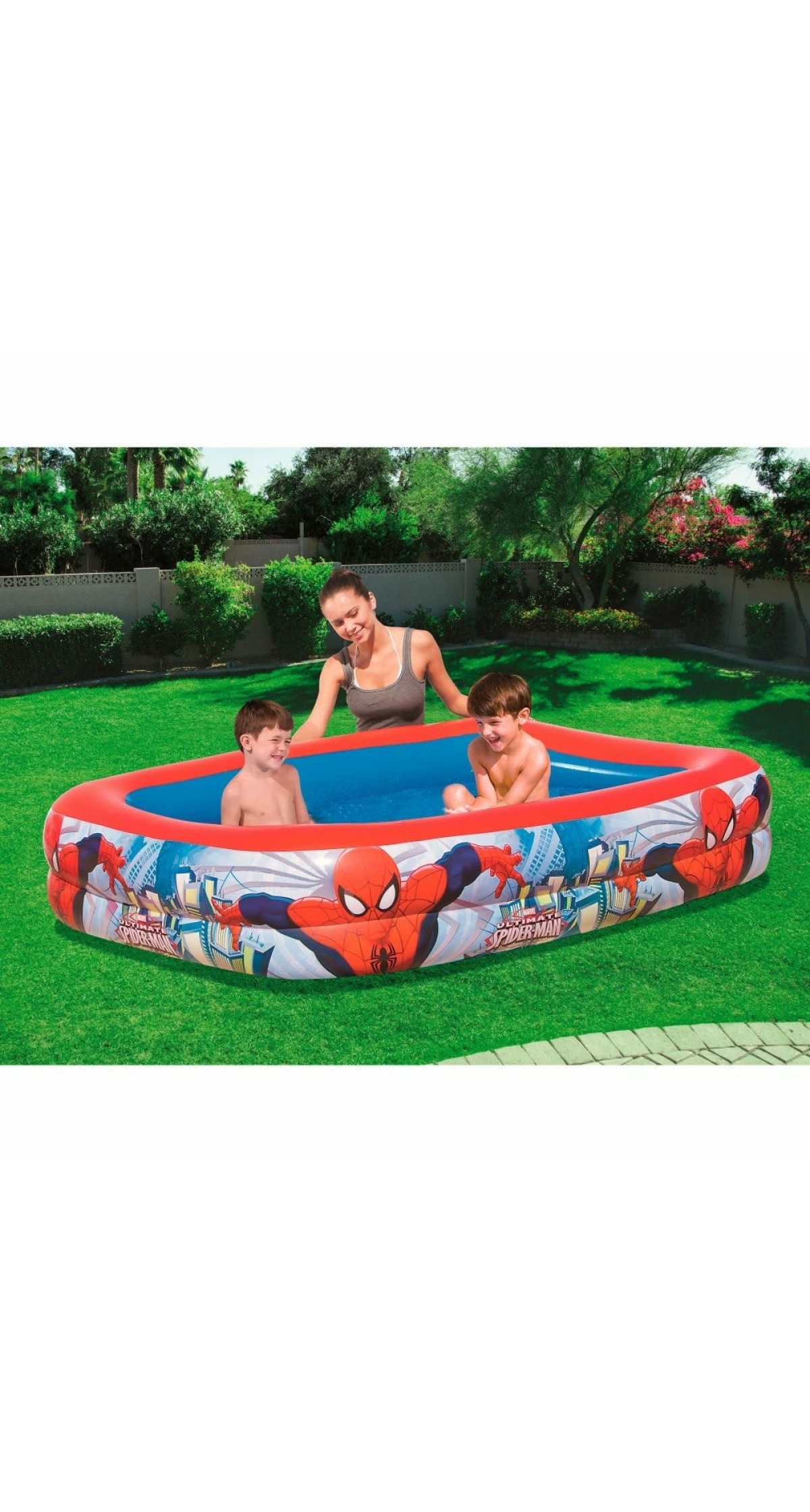 Bestway Spiderman Family Play Pool 201x150x51cm (Online Only)