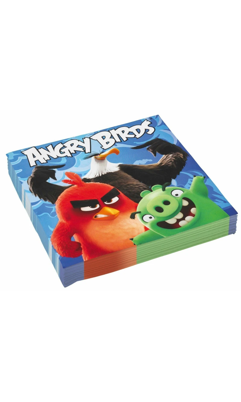 Angry Birds Napkins 32.7cm x 32.7cm - 20pk