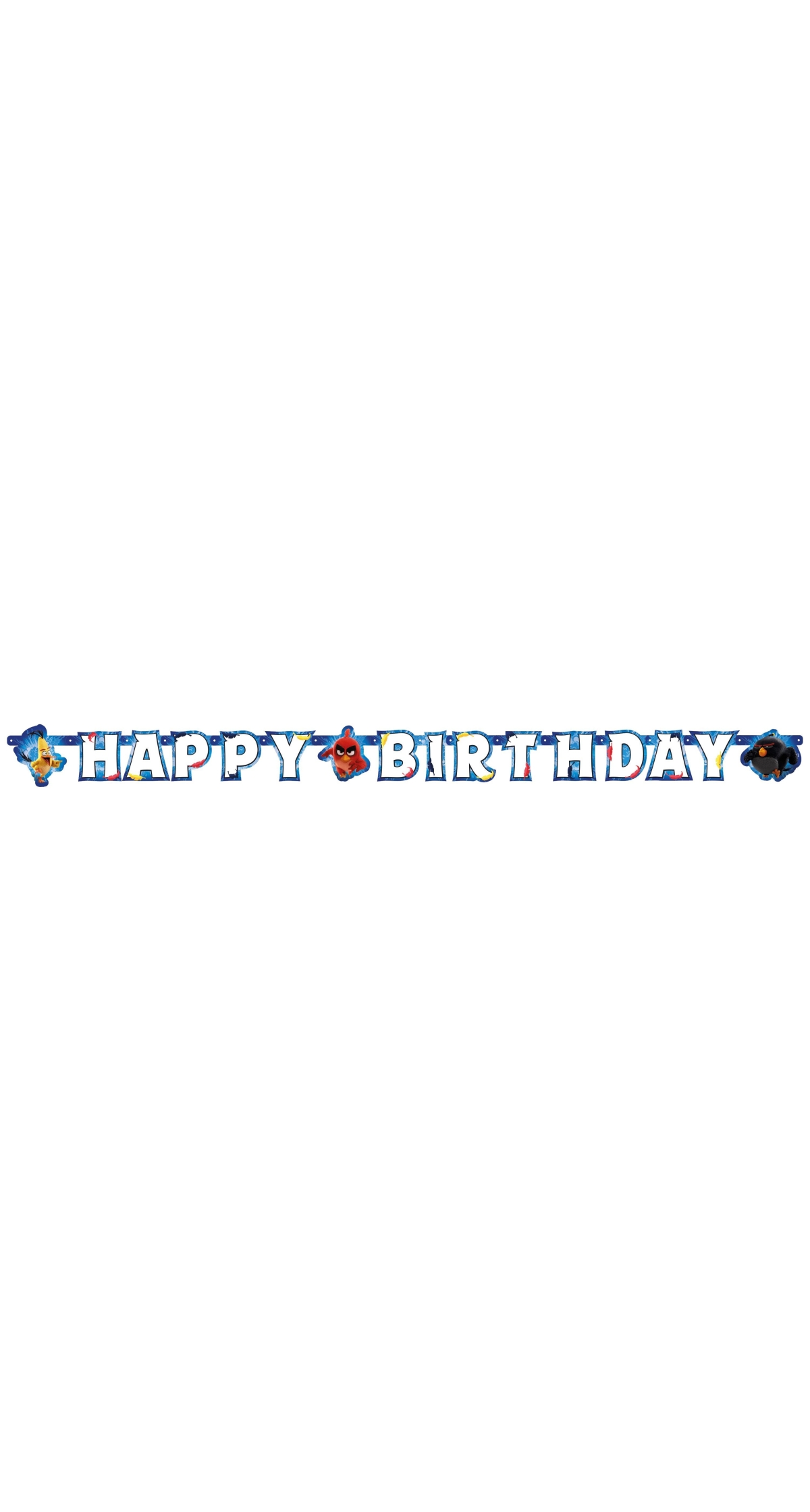 Angry Birds Paper Letter Banner - 1.78m