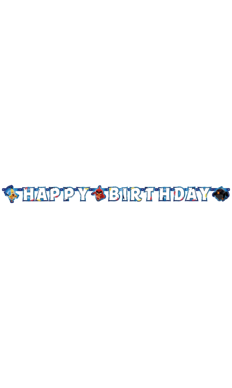 Angry Birds Paper Letter Banner - 1.78m
