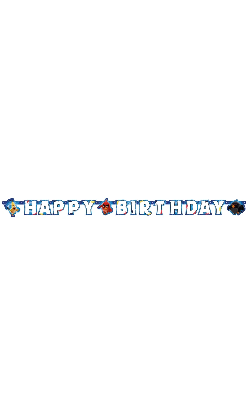 Angry Birds Paper Letter Banner - 1.78m