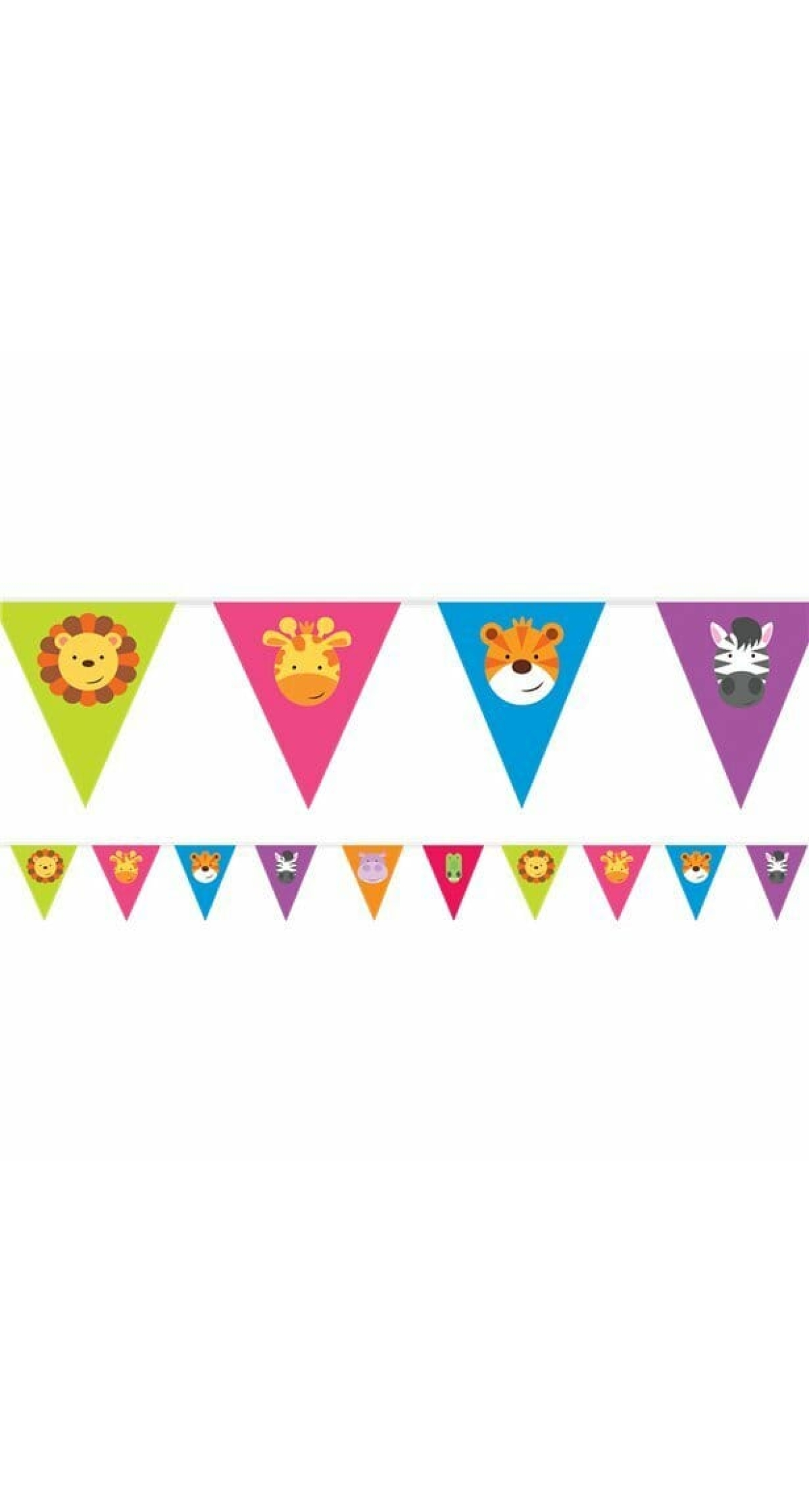 Animal Friends Bunting Flag Banner - 4m