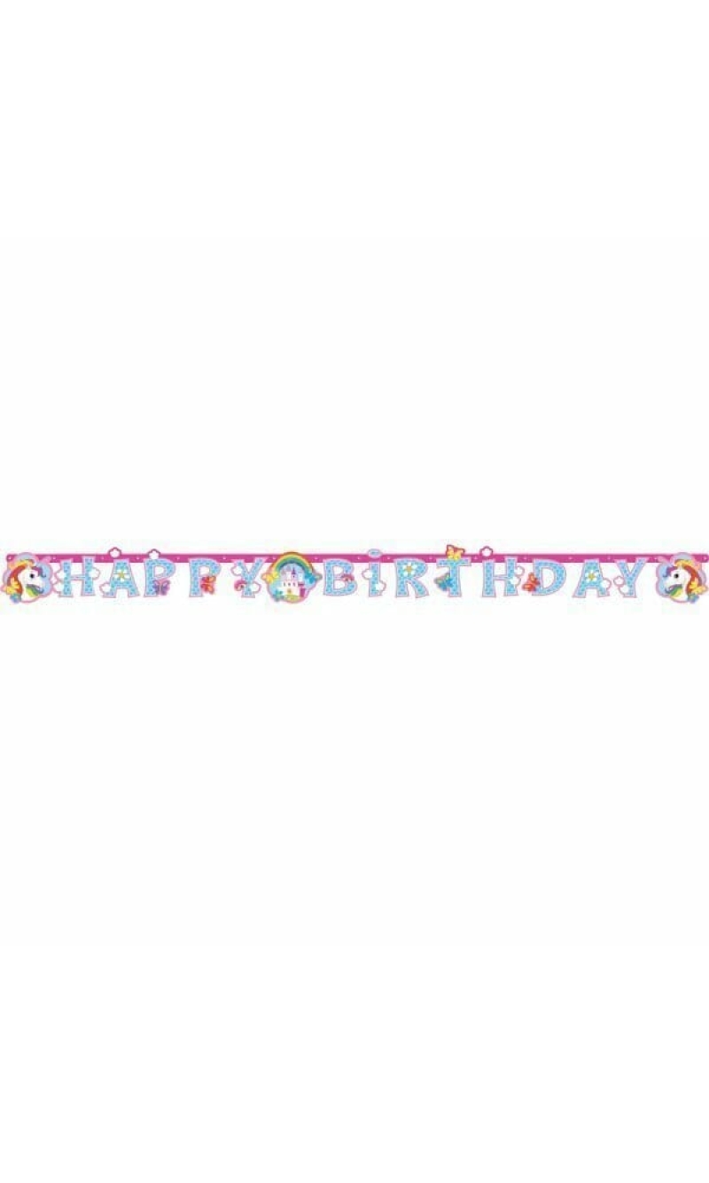 Unicorn Letter Banner - 1.79m