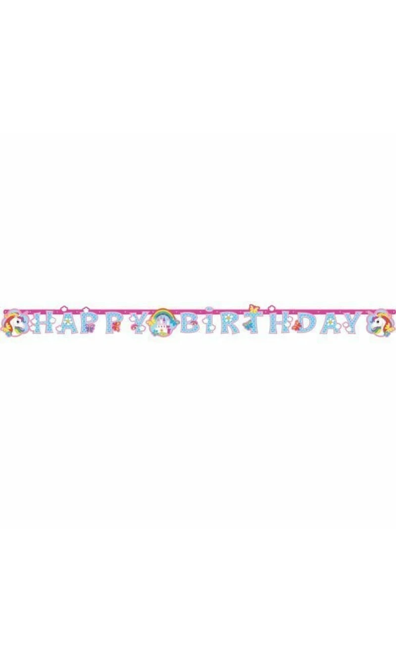 Unicorn Letter Banner - 1.79m