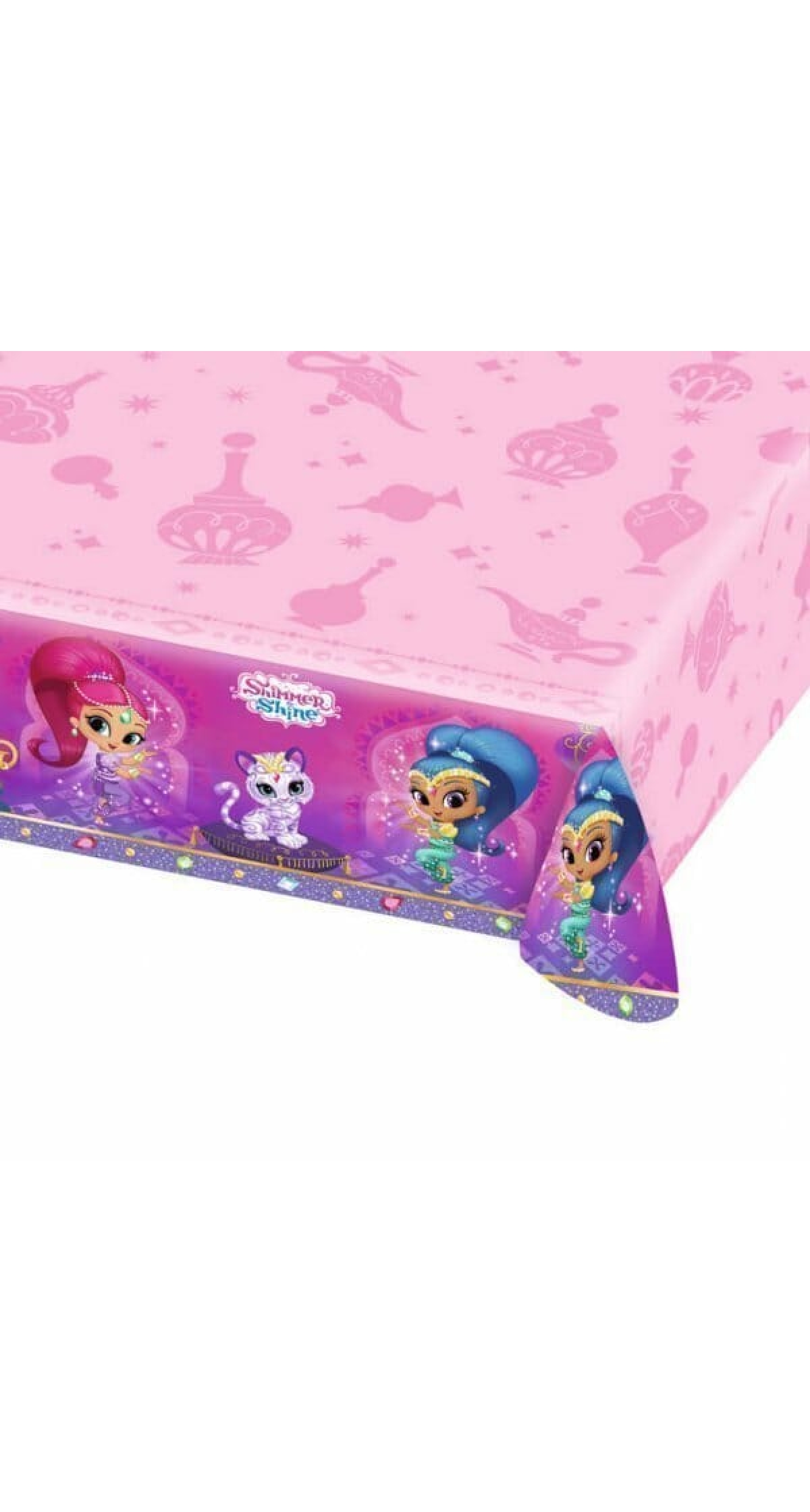 Shimmer and Shine Plastic Tablecover- 120cm x 180cm