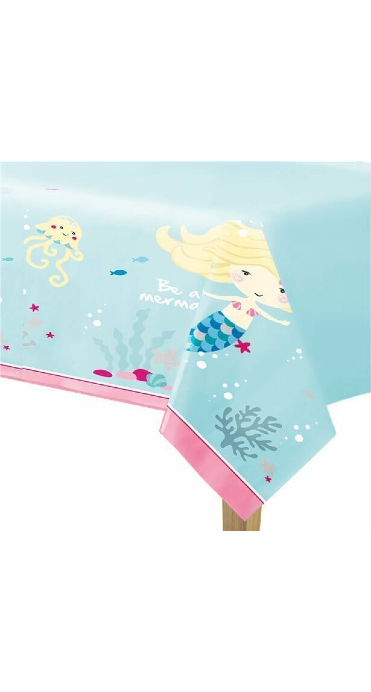 Be A Mermaid Paper Tablecover - 1.80m x 1.20m