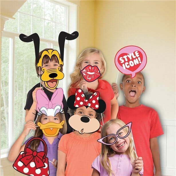 Minnie Mouse Photo Booth Props Kit Minnie Mouse - 12pk
