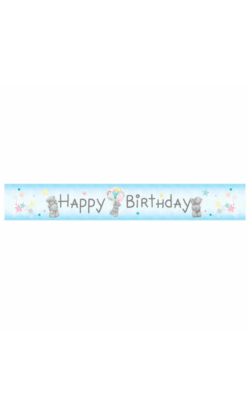 Foil Banner Happy Birthday Me To You - 4.5m