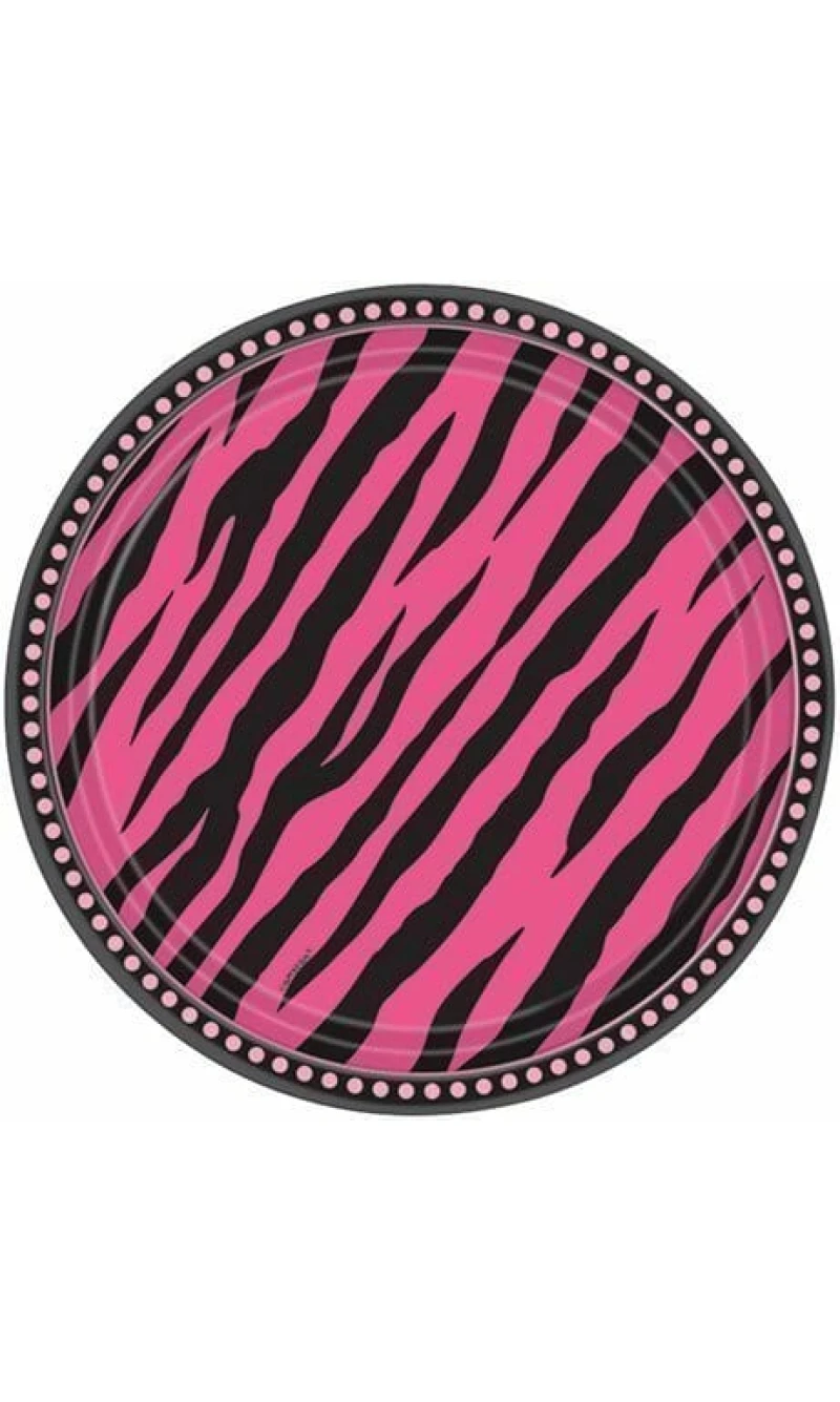 Oh So Fabulous Round Paper Plates 22.9cm - 8pk