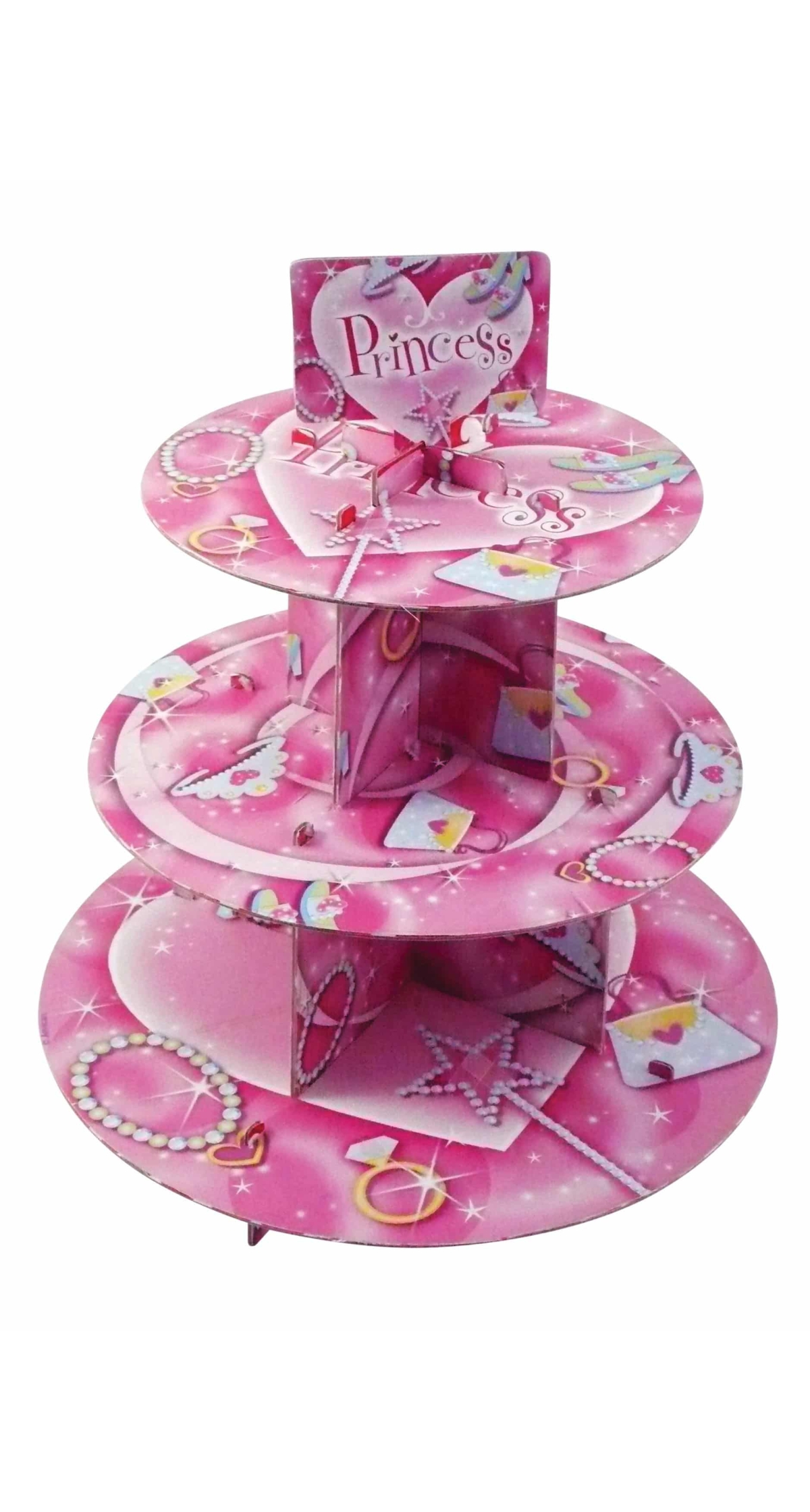 Cup Cake Stand Princess - 3 Tier