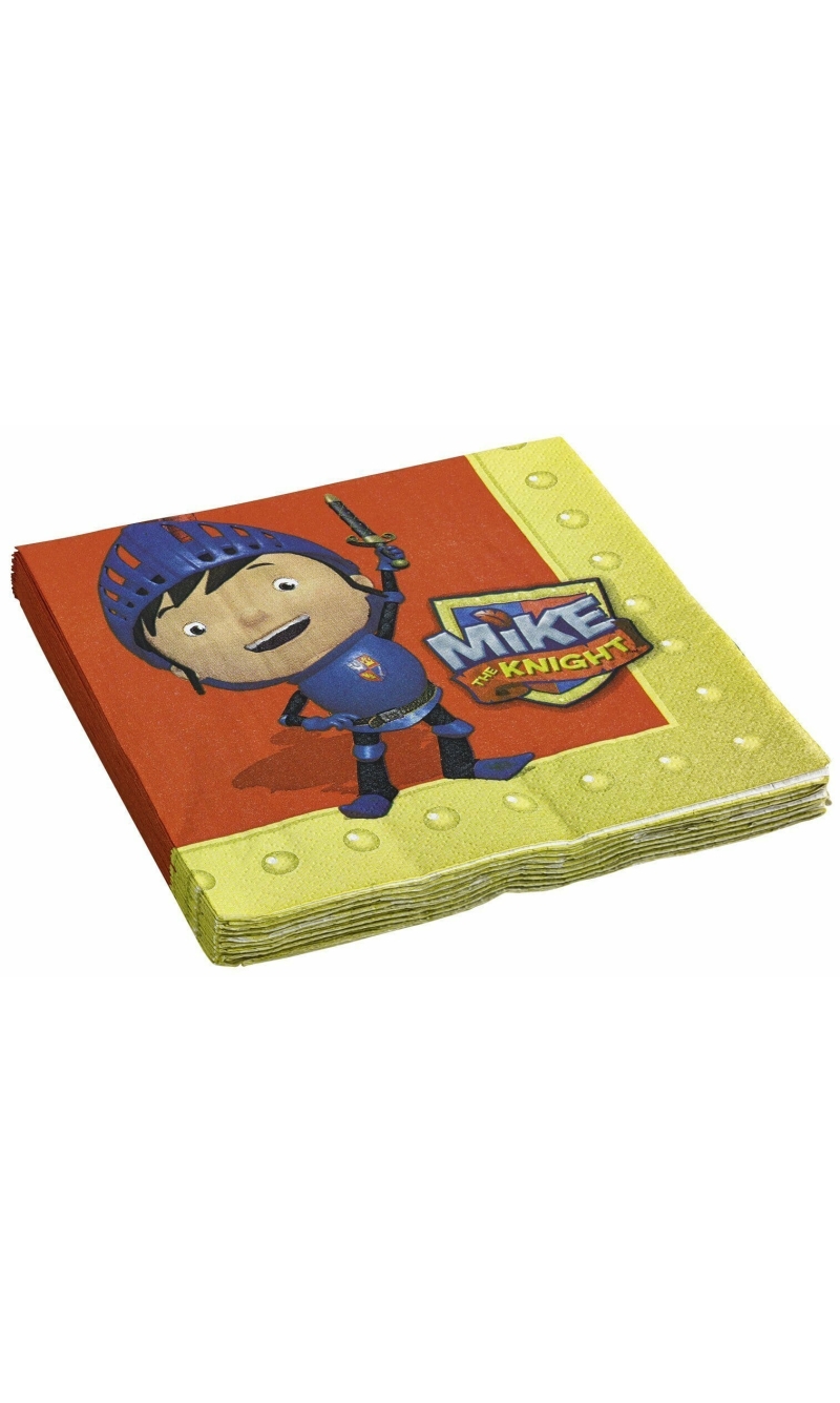 Mike The Knight Napkins 33cm x 33cm - 16pk