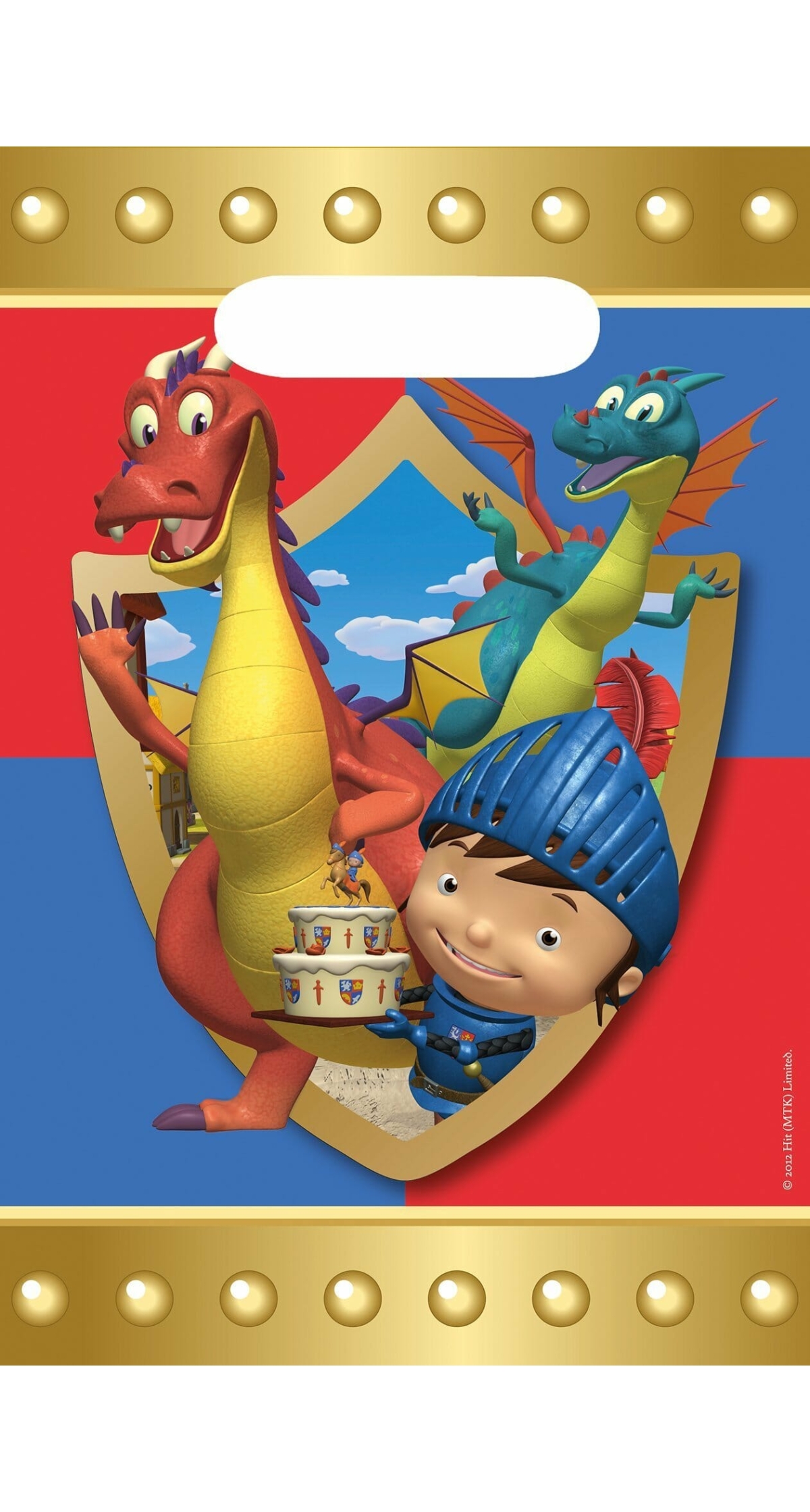 Mike The Knight Plastic Party Bags - 8pk