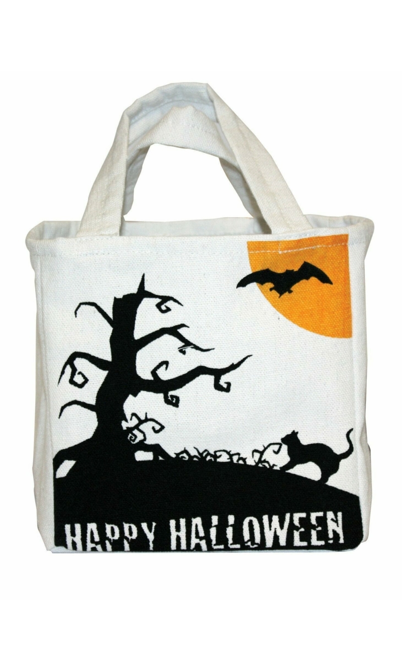 Trick or Treat Fabric Bag - 23cm x 25cm