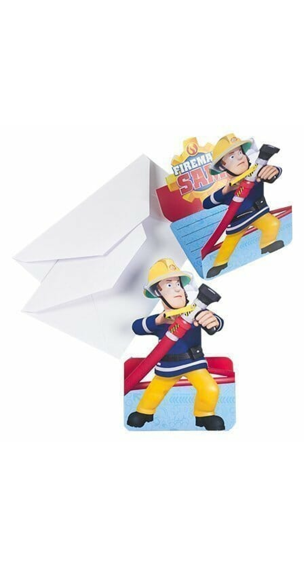 Fireman Sam Invitations - 8pk