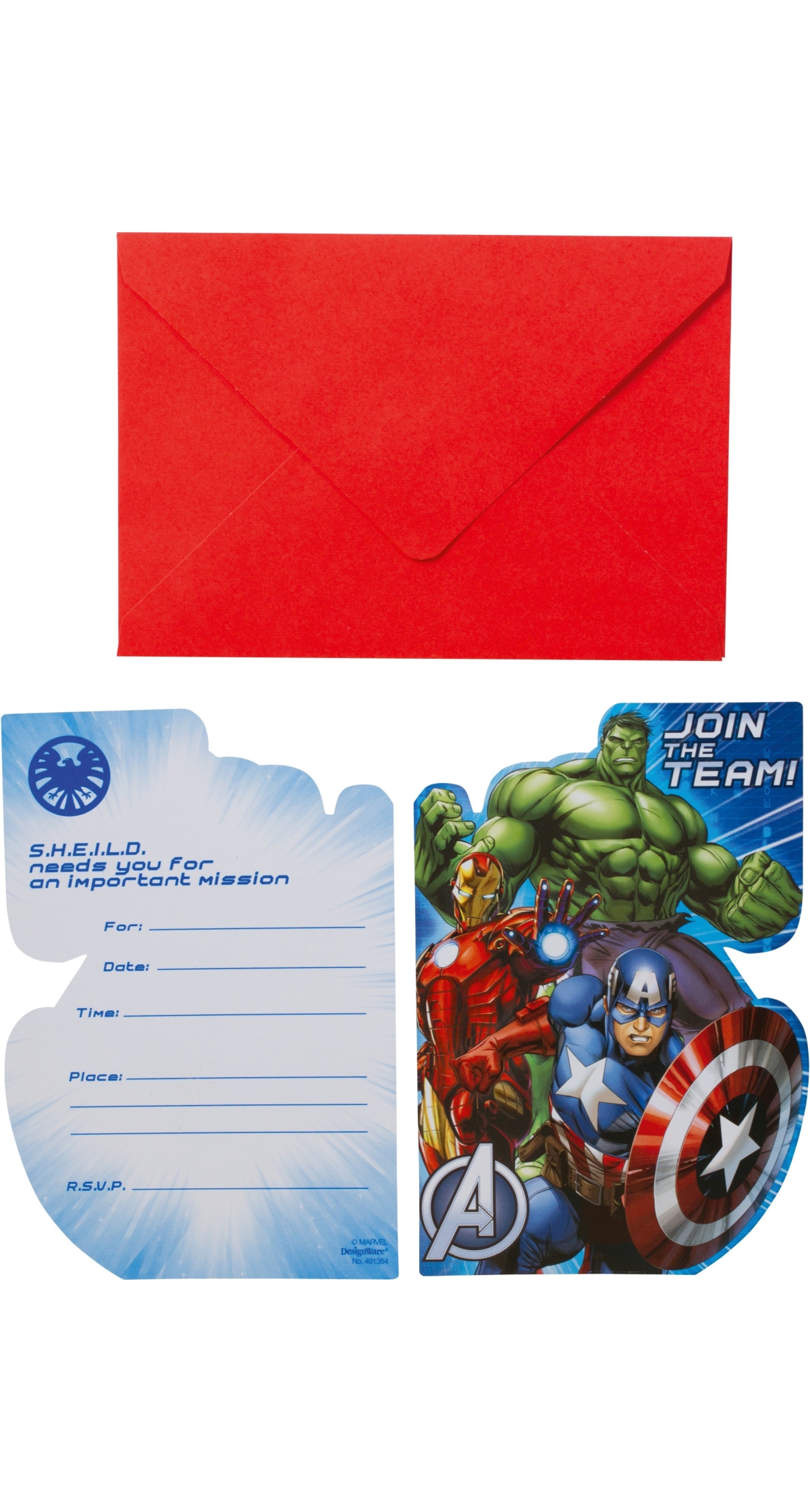 Avengers Invitations - 8pk