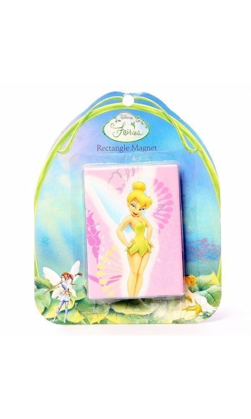 Tinkerbell Pink Rectangle Magnet - 6.5cm x 9cm