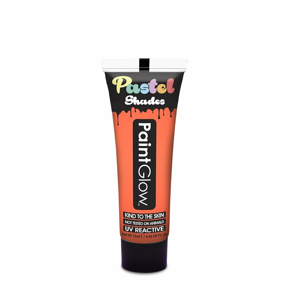 Neon UV Face & Body Paint Water Based (12ml) - Pastel Coral