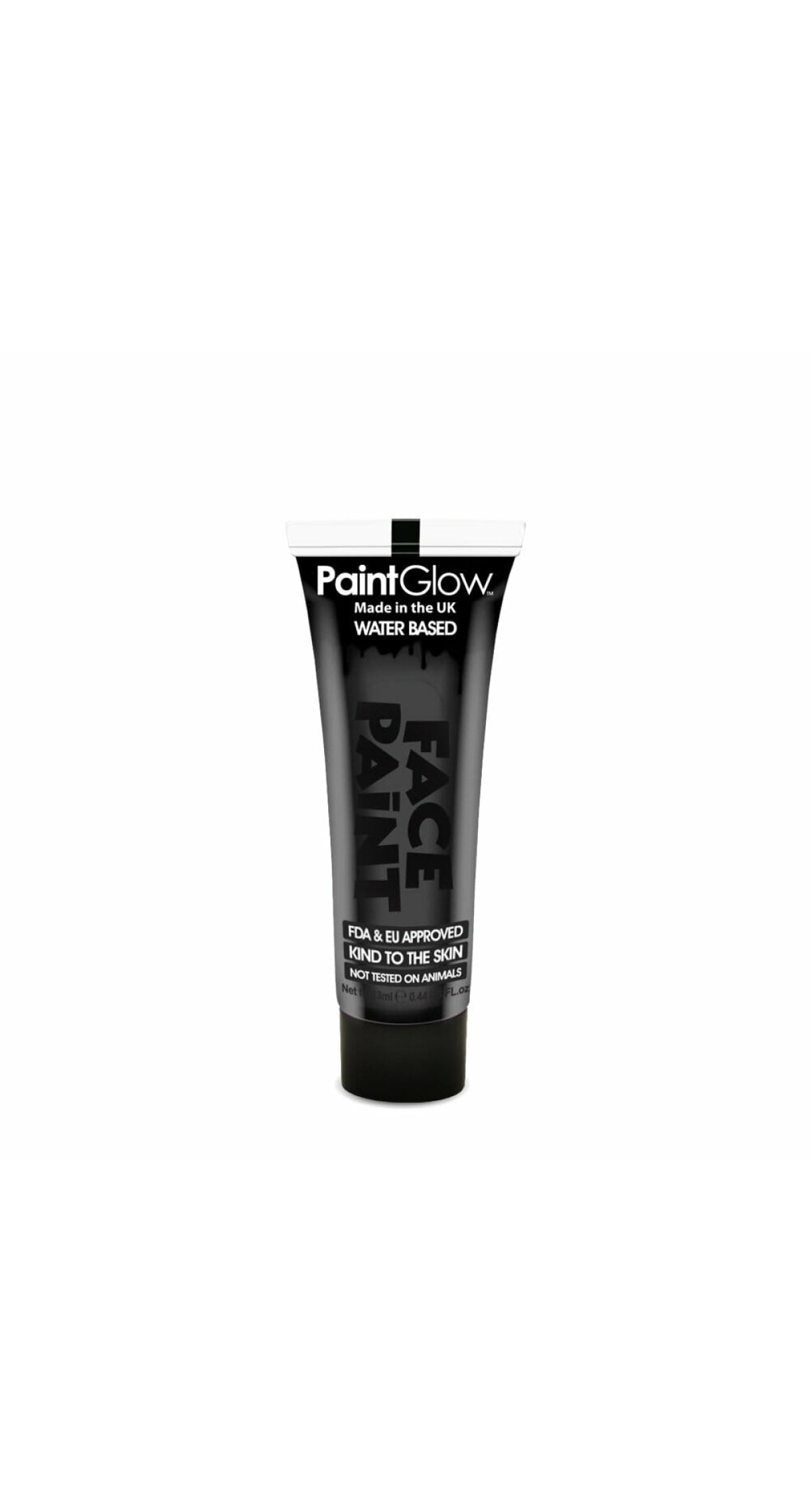 Face & Body Paint (Non UV) Water Based (13ml) - Black
