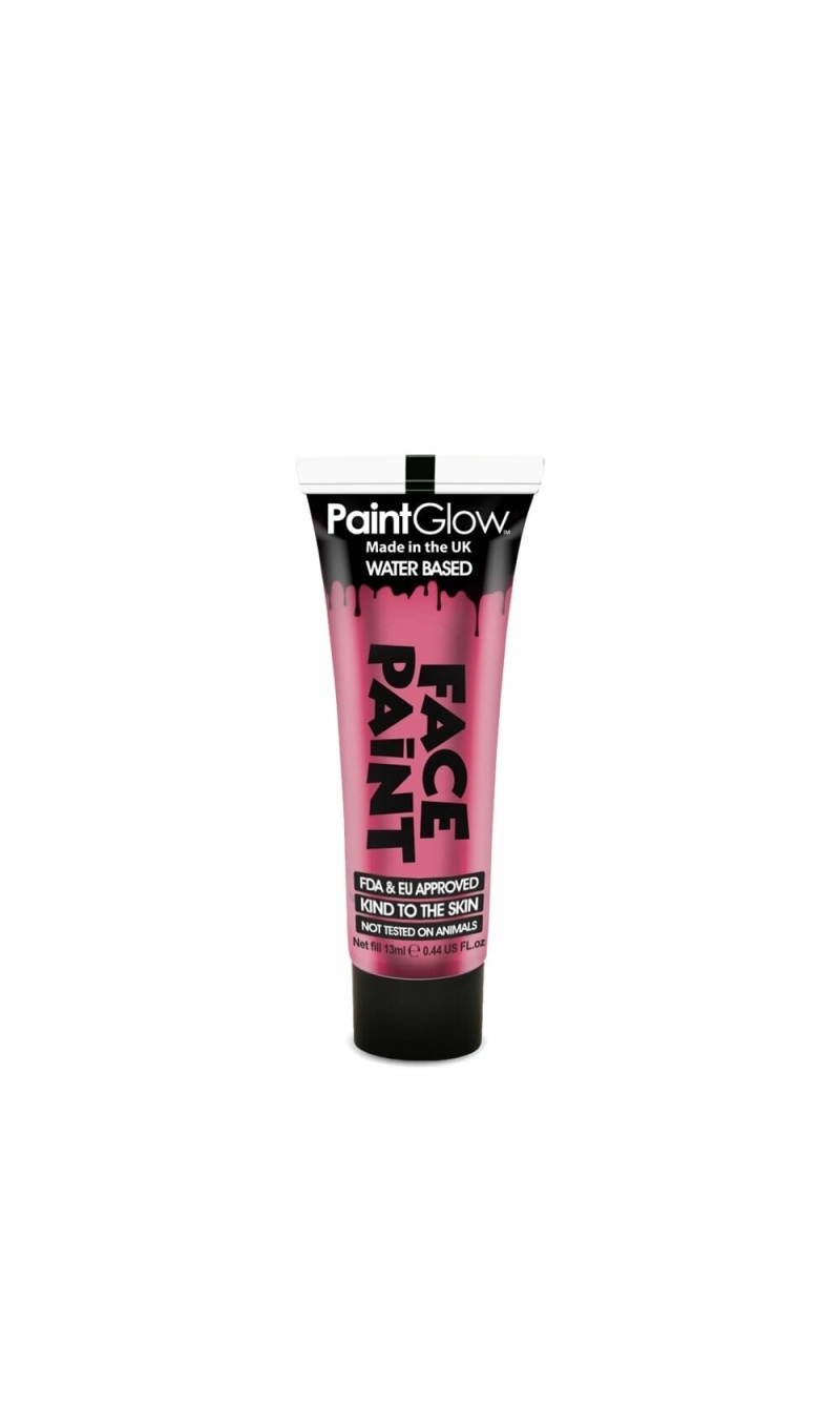Face & Body Paint (Non UV) Water Based (13ml) - Bright Pink