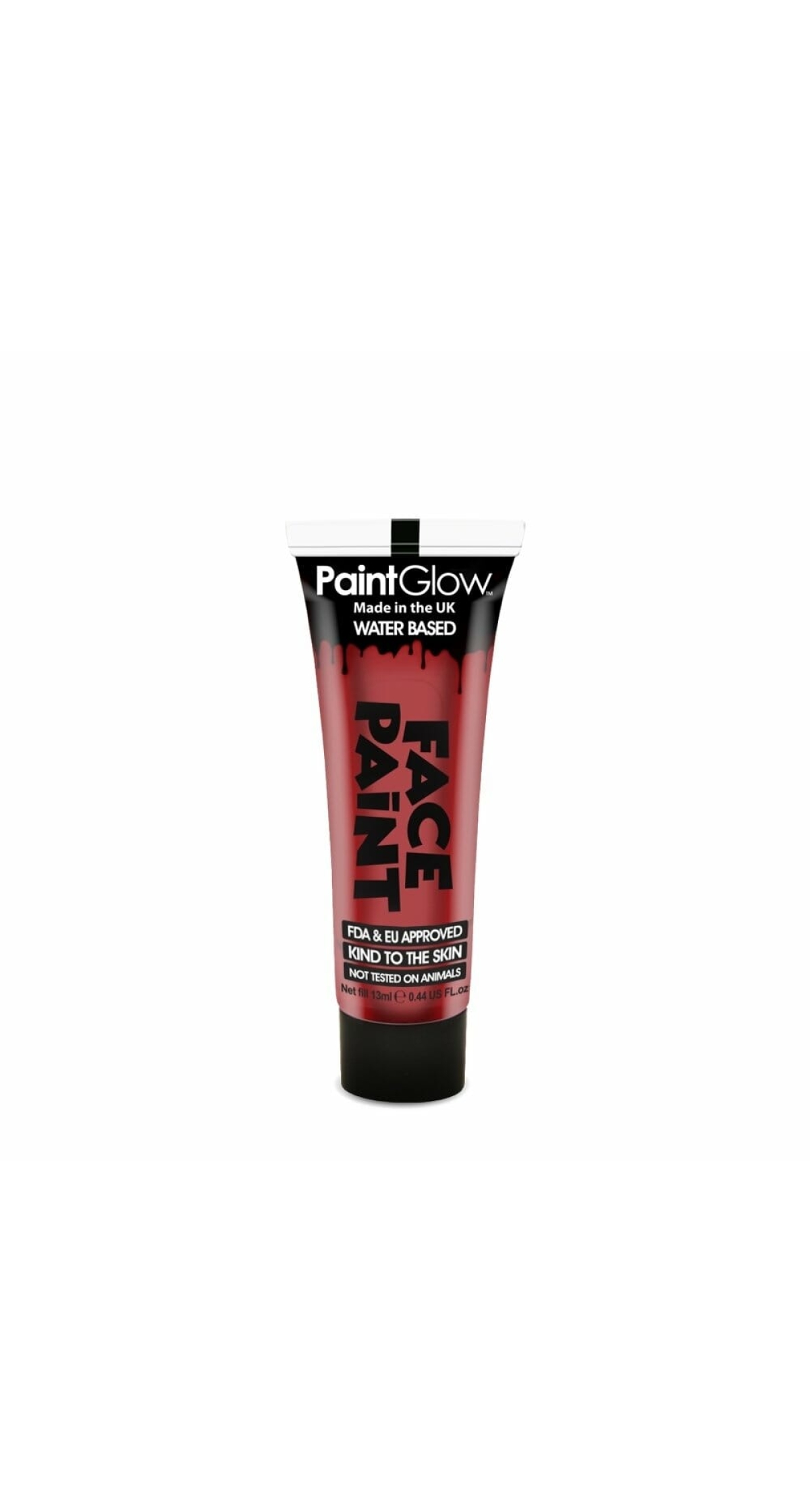 Face & Body Paint (Non UV) Water Based (13ml) - Bright Red