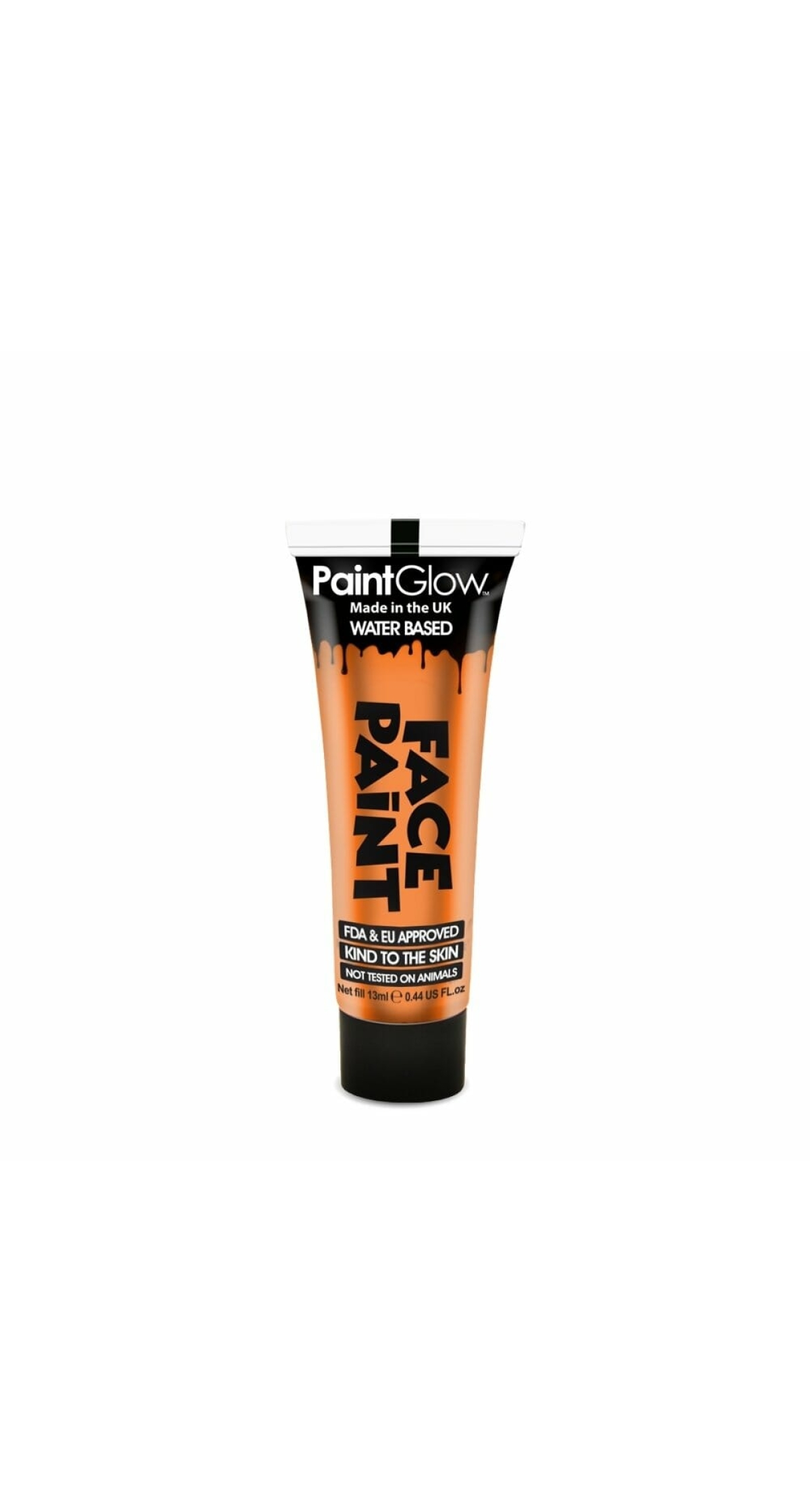Face & Body Paint (Non UV) Water Based (13ml) - Orange