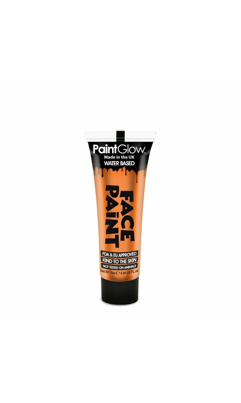 Face & Body Paint (Non UV) Water Based (13ml) - Orange
