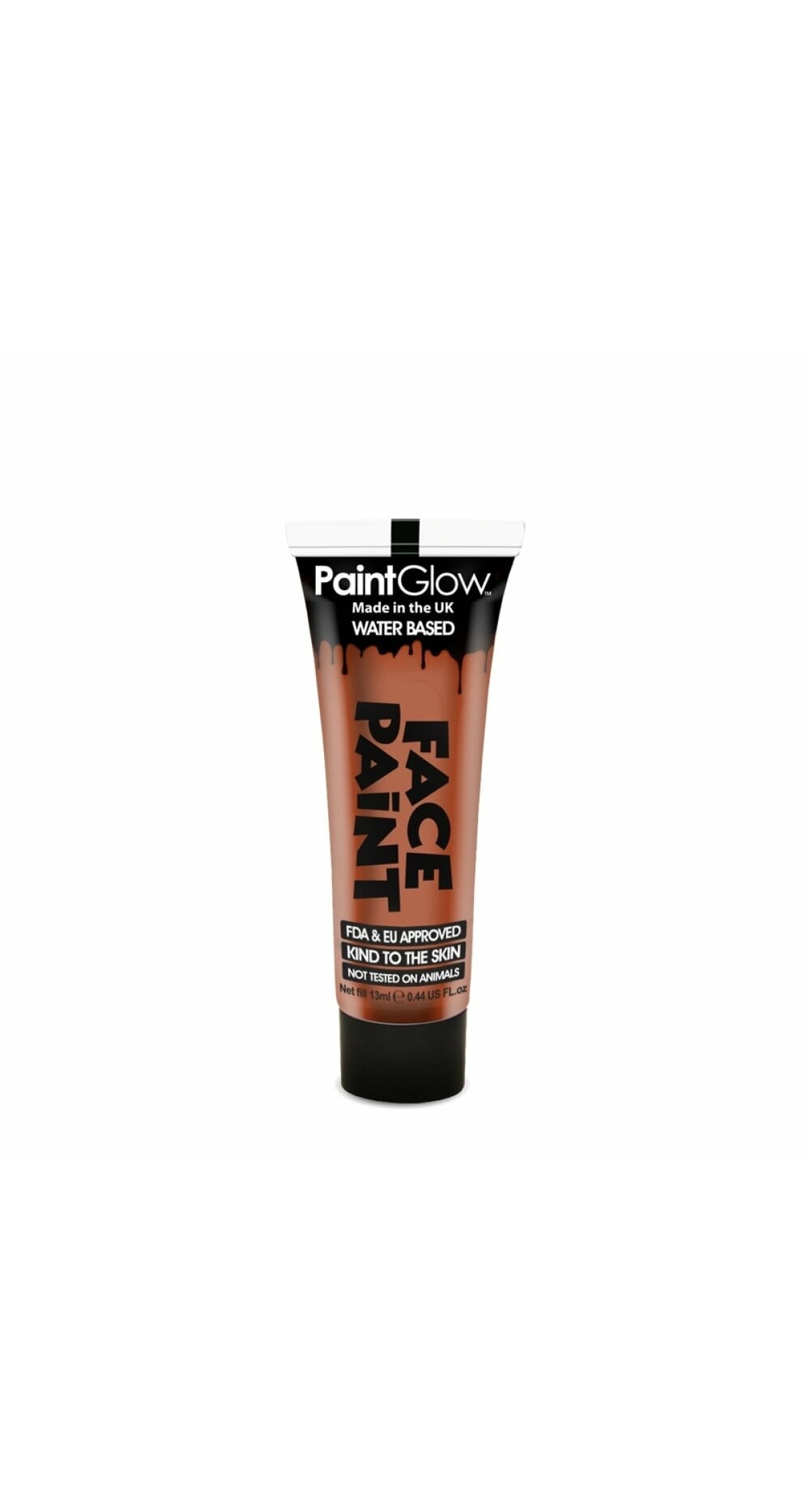 Face & Body Paint (Non UV) Water Based (13ml) - Dark Orange