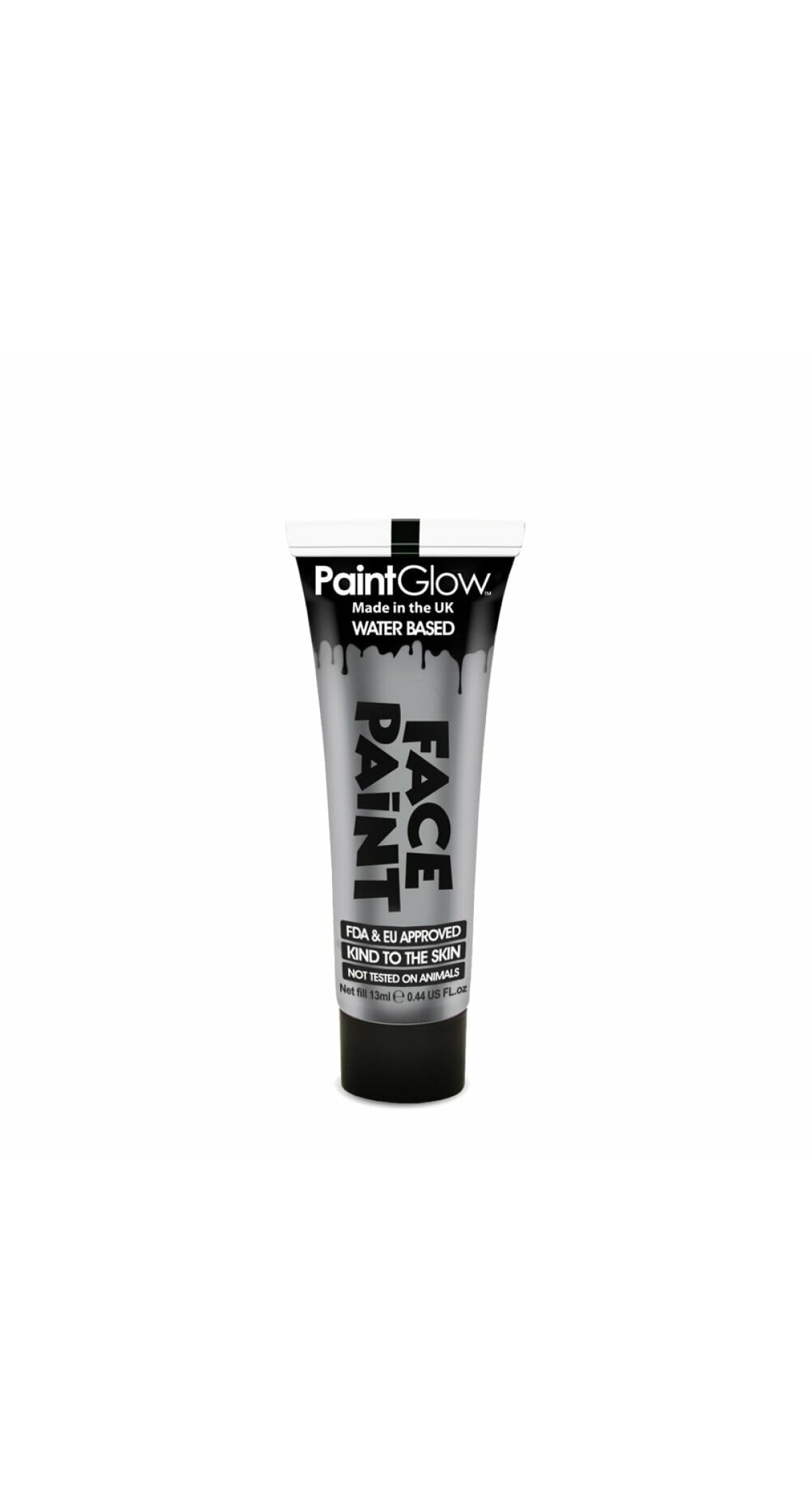 Face & Body Paint (Non UV) Water Based (13ml) - Silver