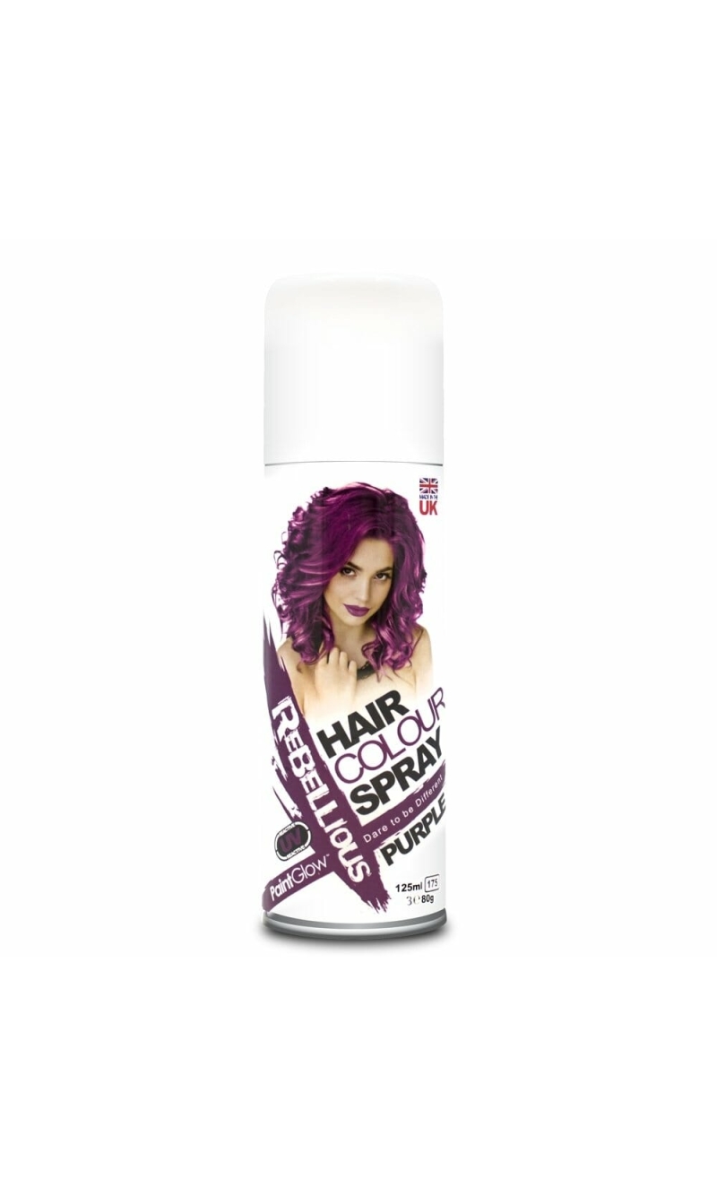 Neon UV Hair Spray (125ml) -  UV Purple