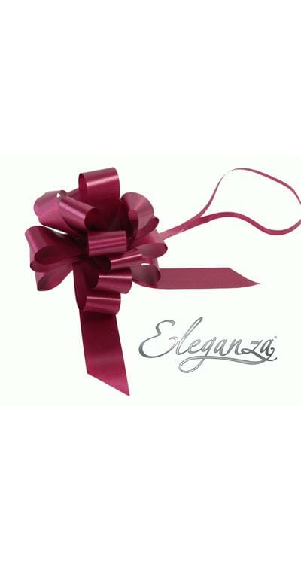 Pull Bow Burgundy (No.17) - 30mm