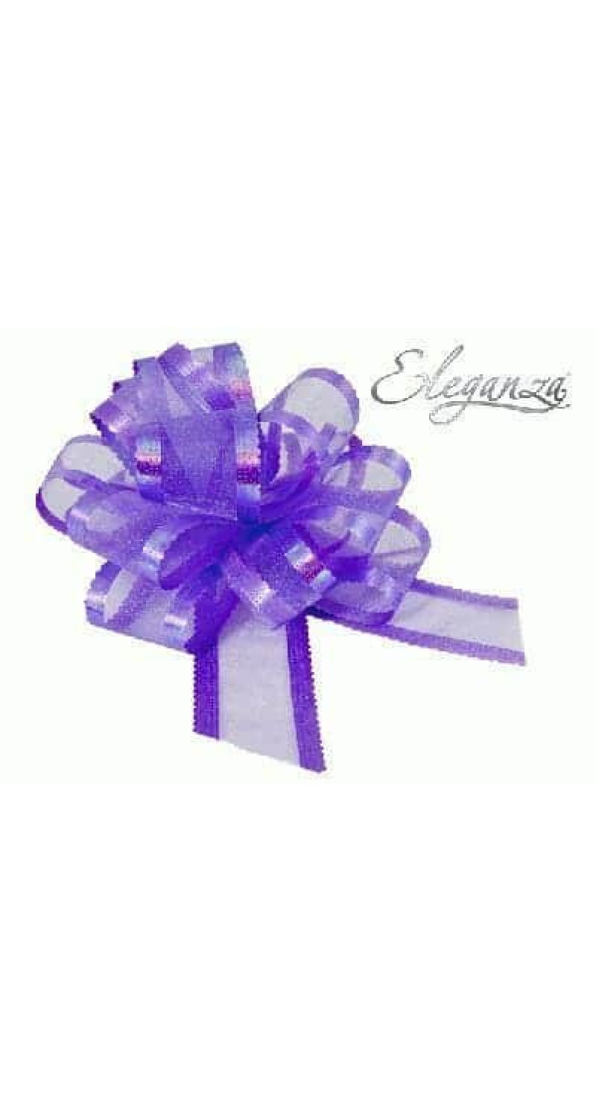 Pull Bow Organza Lavander - 50mm