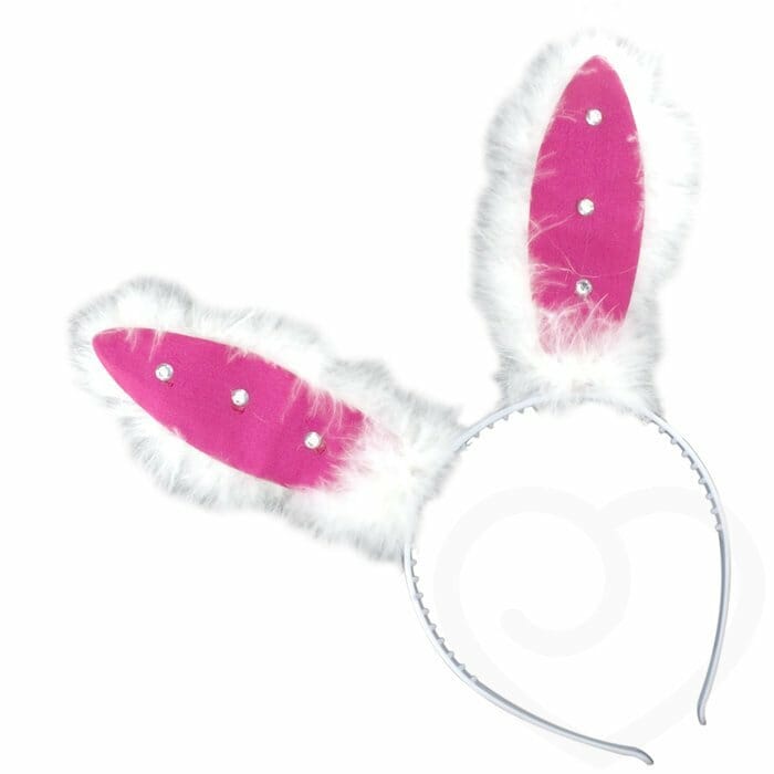 Boppers Bunny Ears with Diamante Stones - Adult One Size