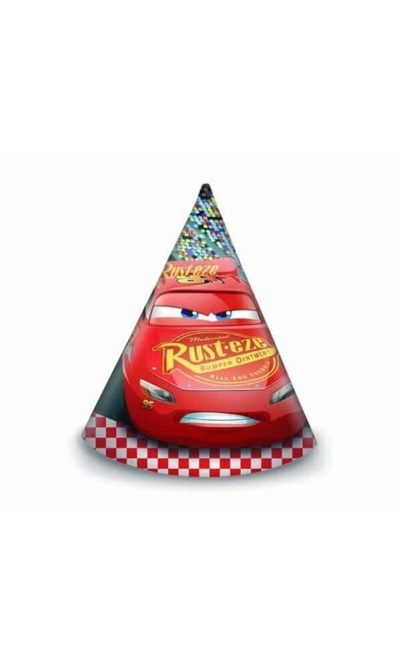 Cars 3 Hats - 6pk