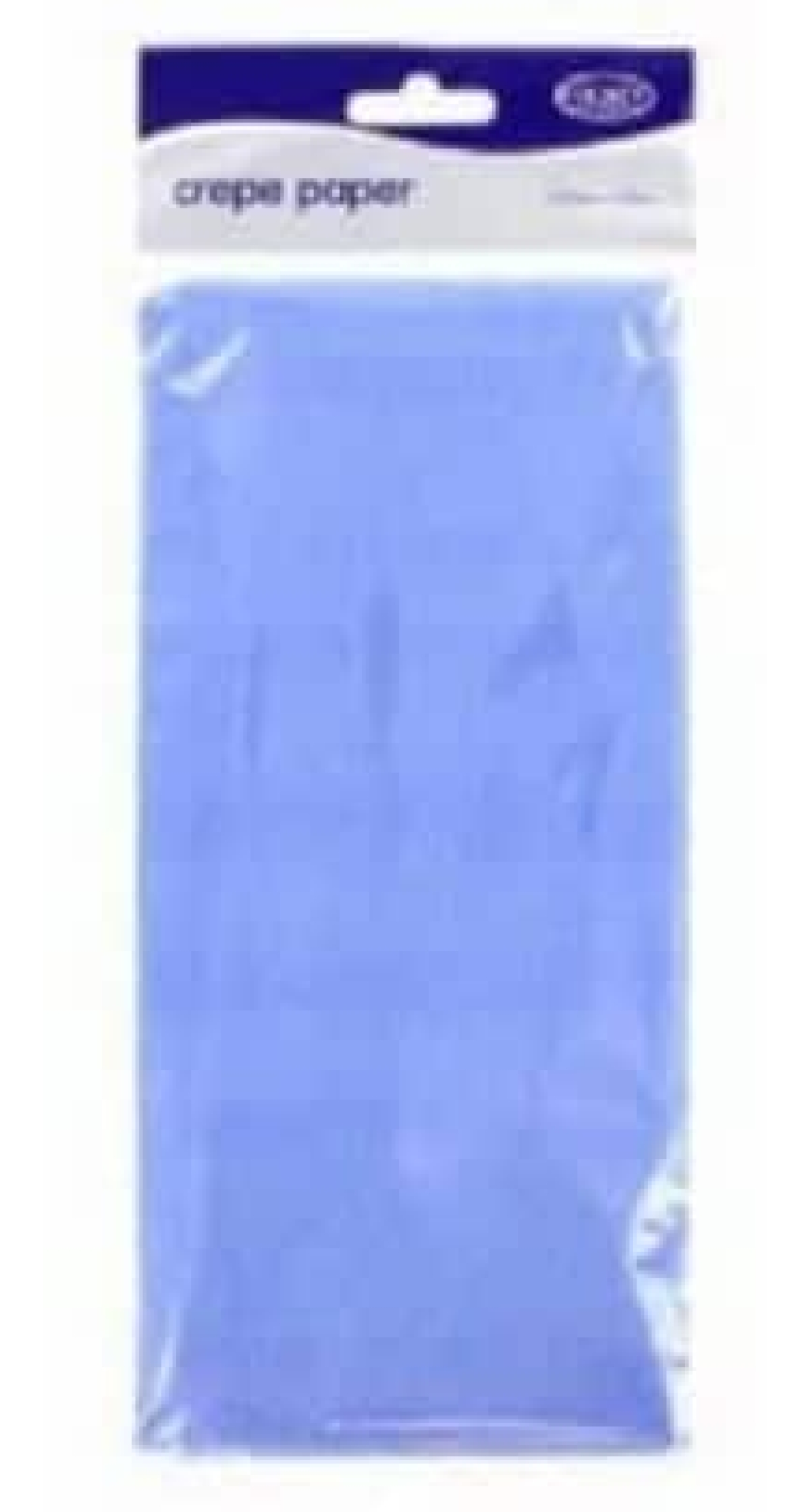 Crepe Paper Mid Blue - 150cm x 50cm