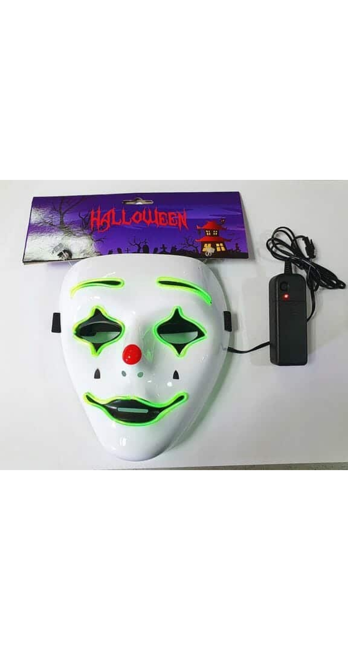 Halloween LED Light Up Mask - Adult One Size
