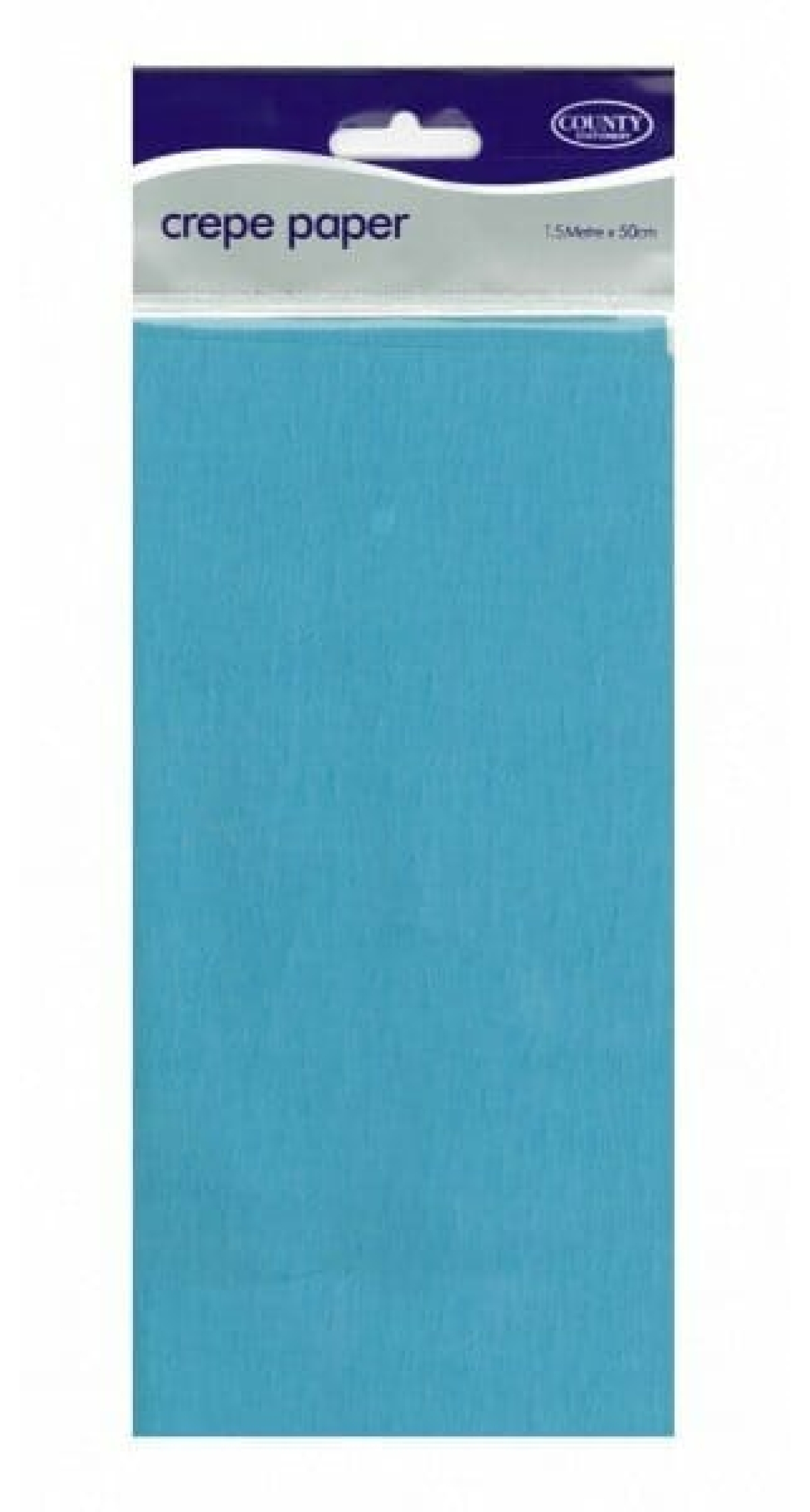 Crepe Paper Turquoise - 150cm x 50cm