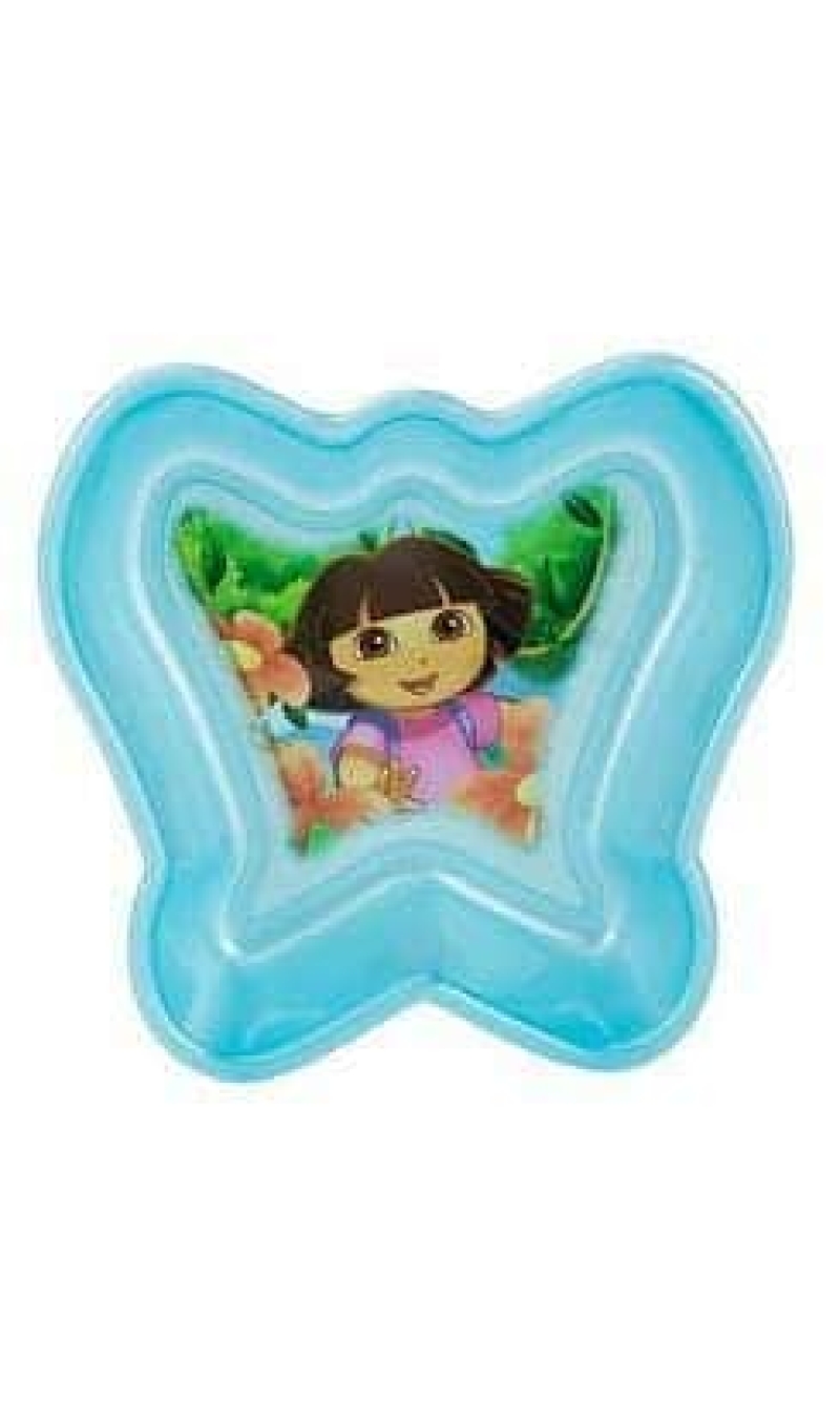 Dora The Explorer Blue Plastic Toddler Bowl - 13cm x 13cm