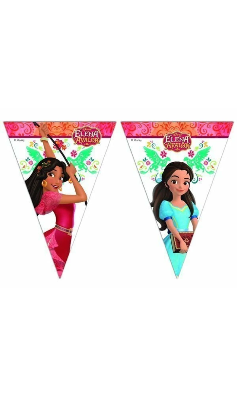 Elena of Avalor Triangle Flag Banner ( 9 flags ) - 1pk